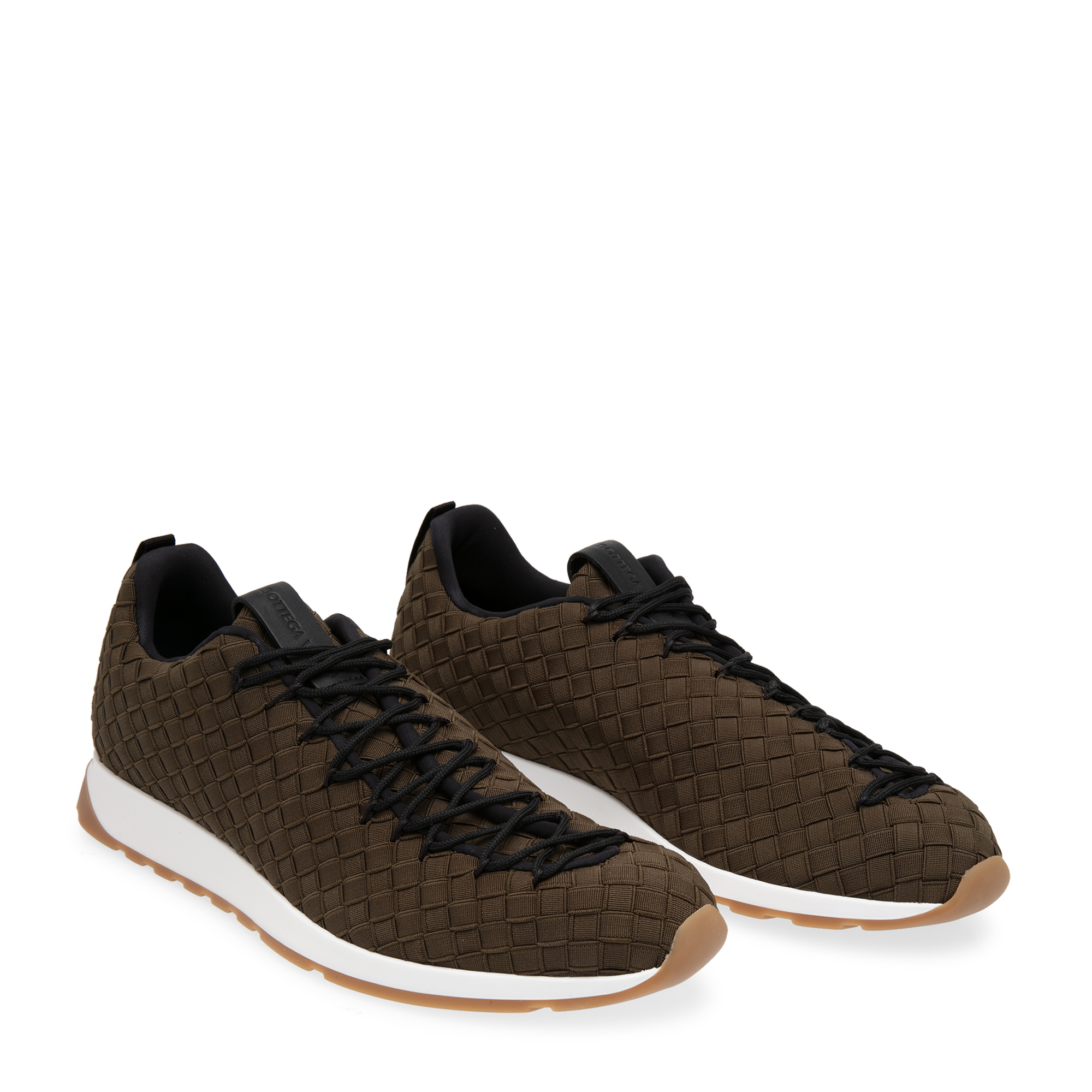 

Intrecciato woven sneakers, Brown