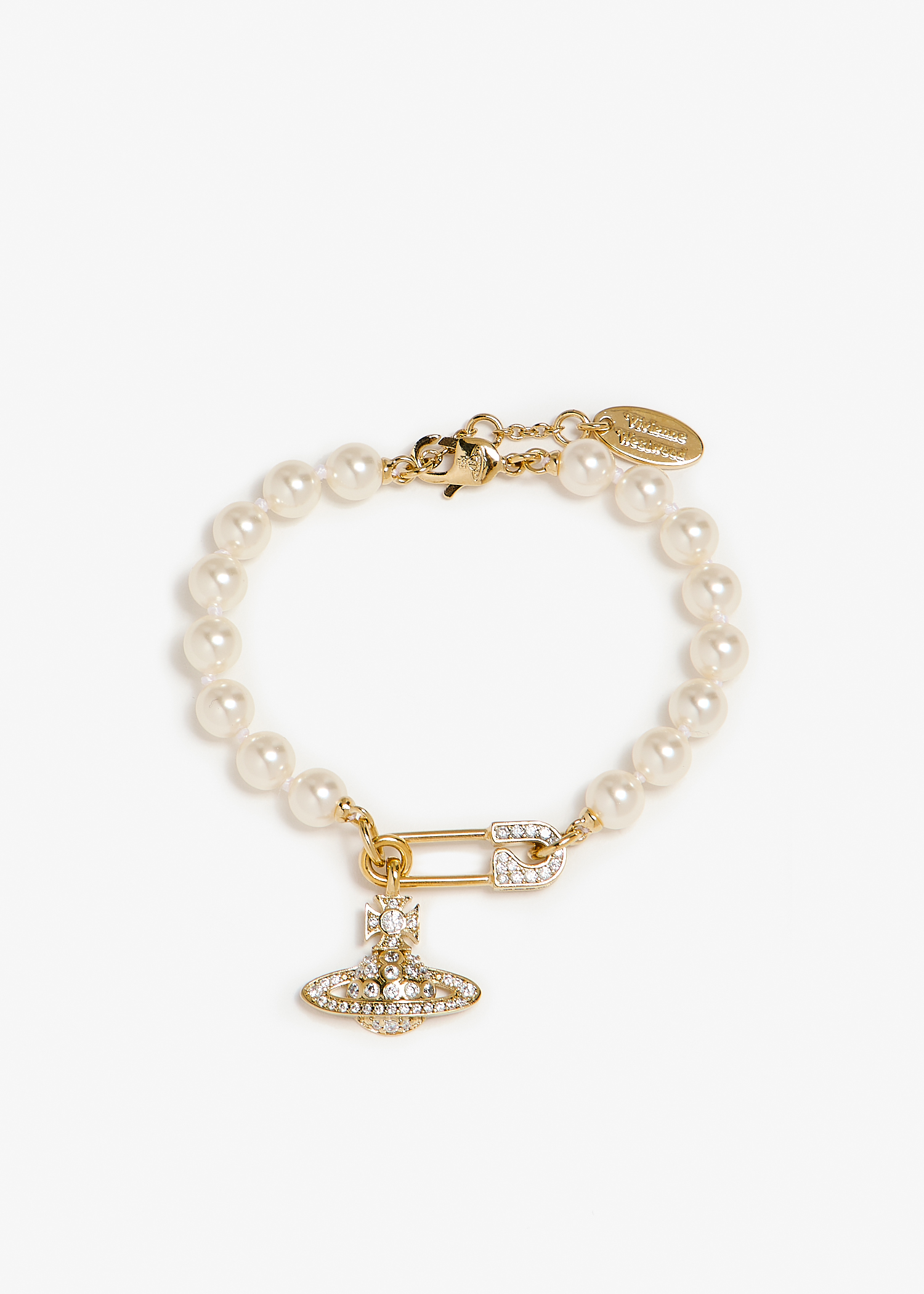 

Lucrece Pearl bracelet, White