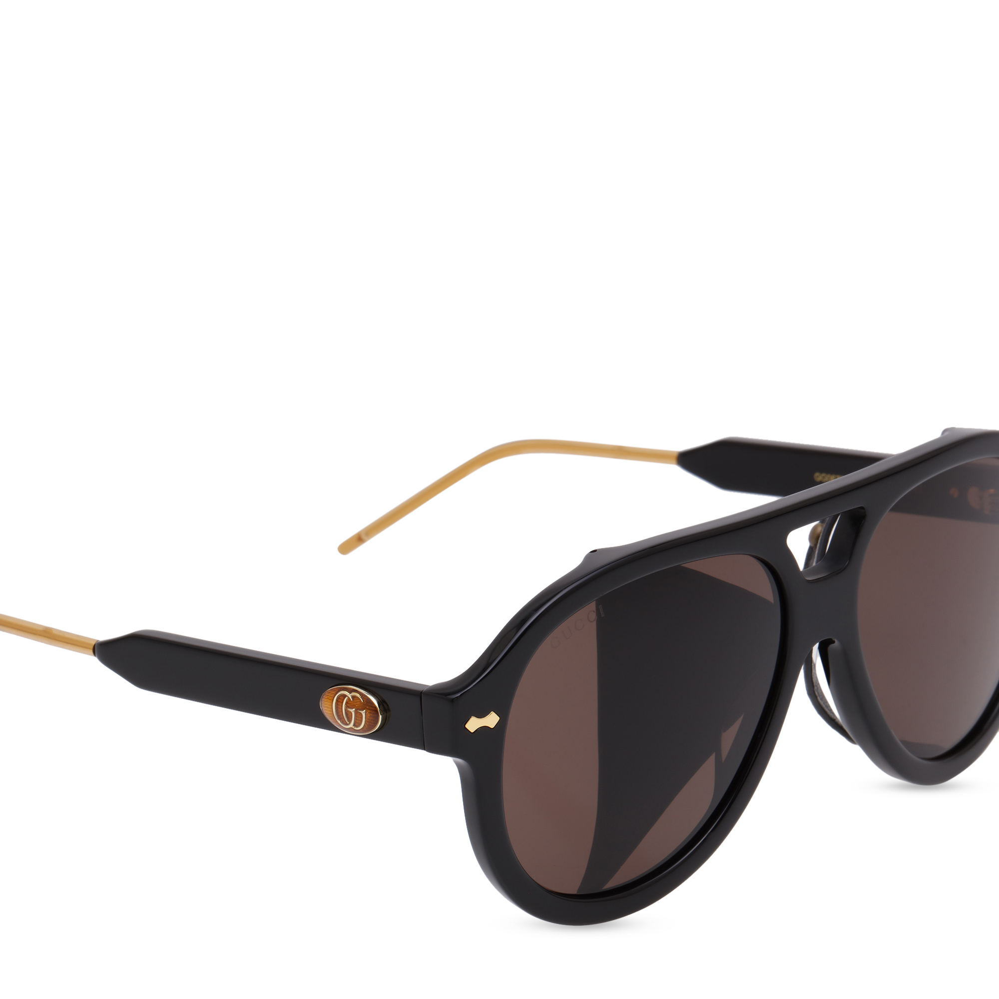 

Aviator sunglasses with blinkers, Black