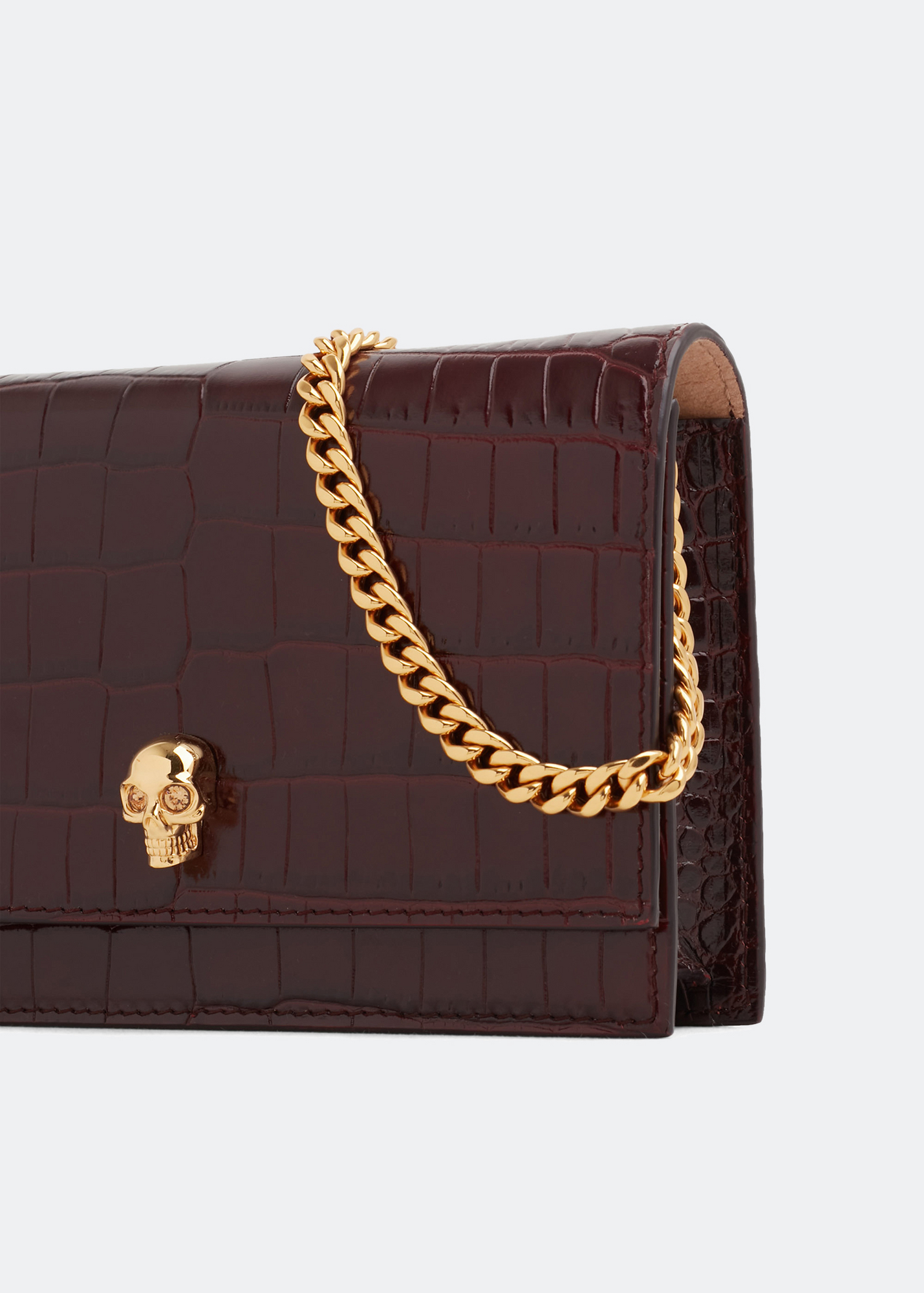 

Small Skull bag, Burgundy