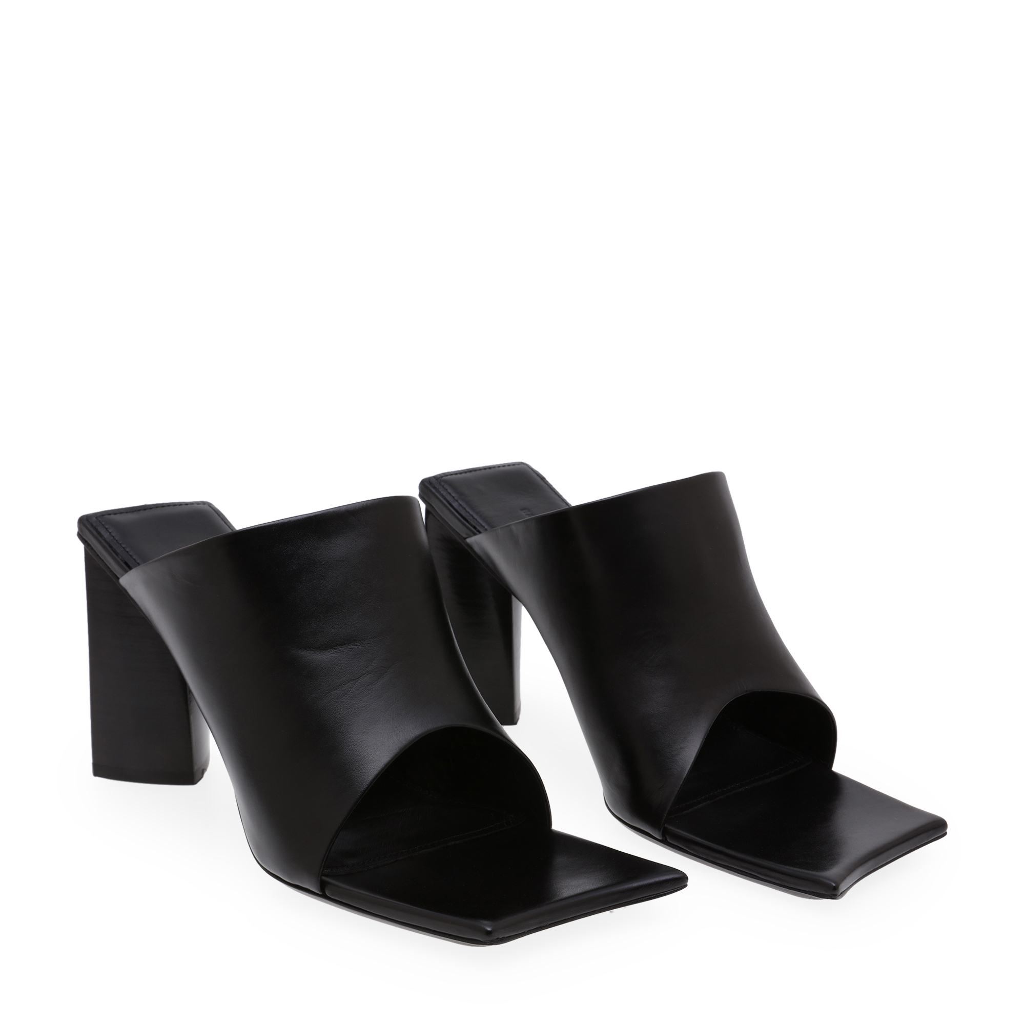 

Moon leather mules, Black