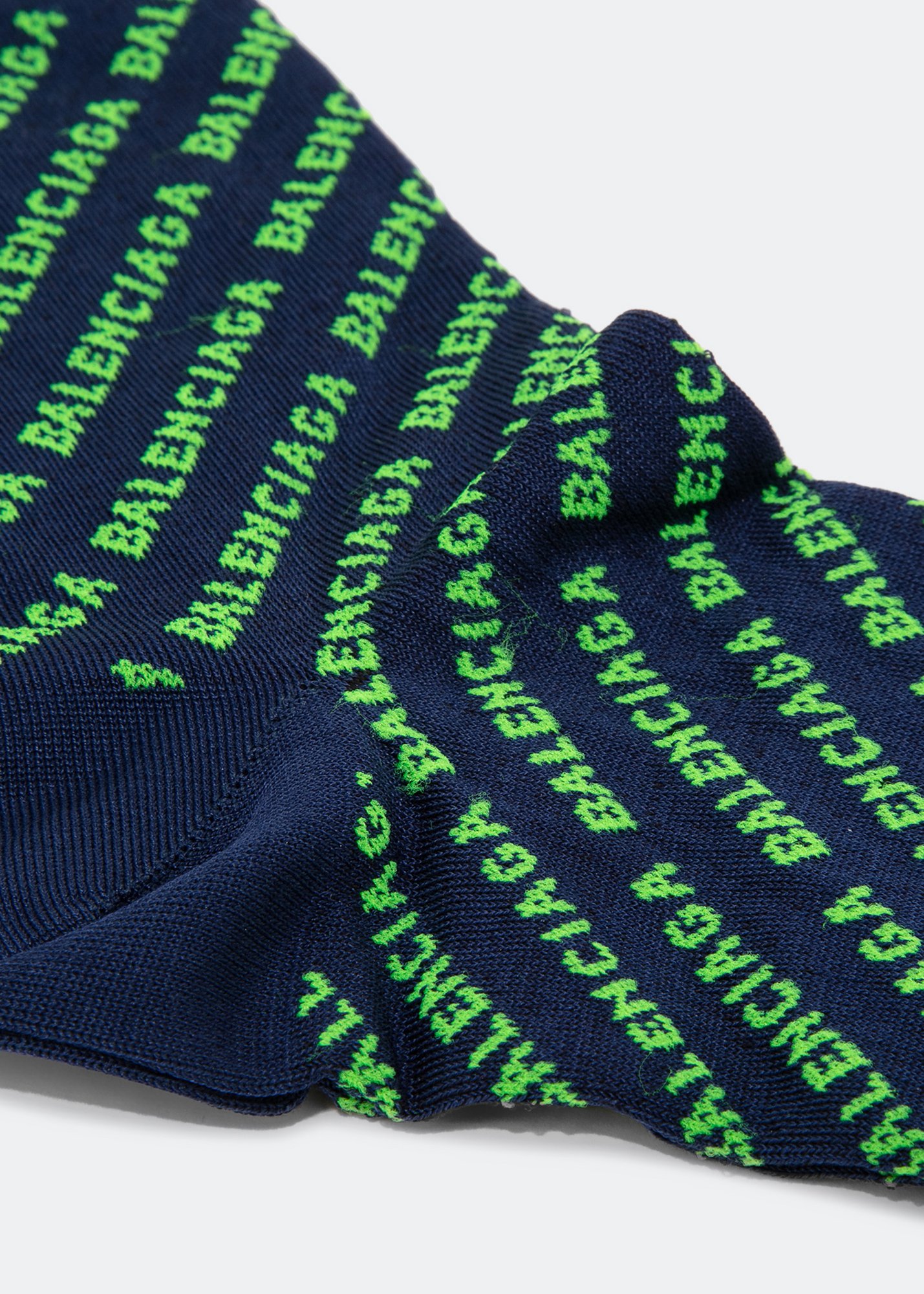 

Allover Logo socks, Blue