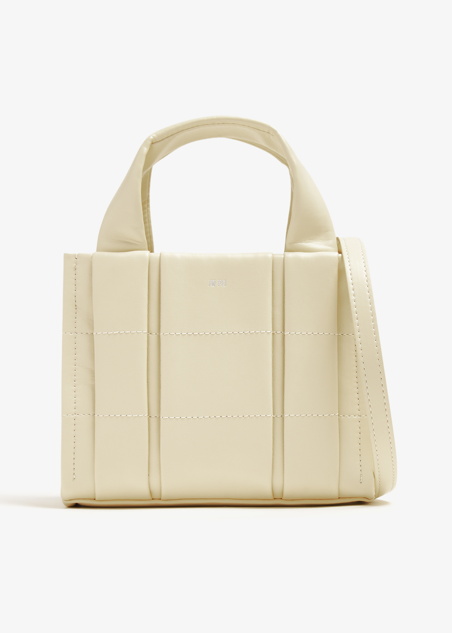 

Freya mini tote bag, White