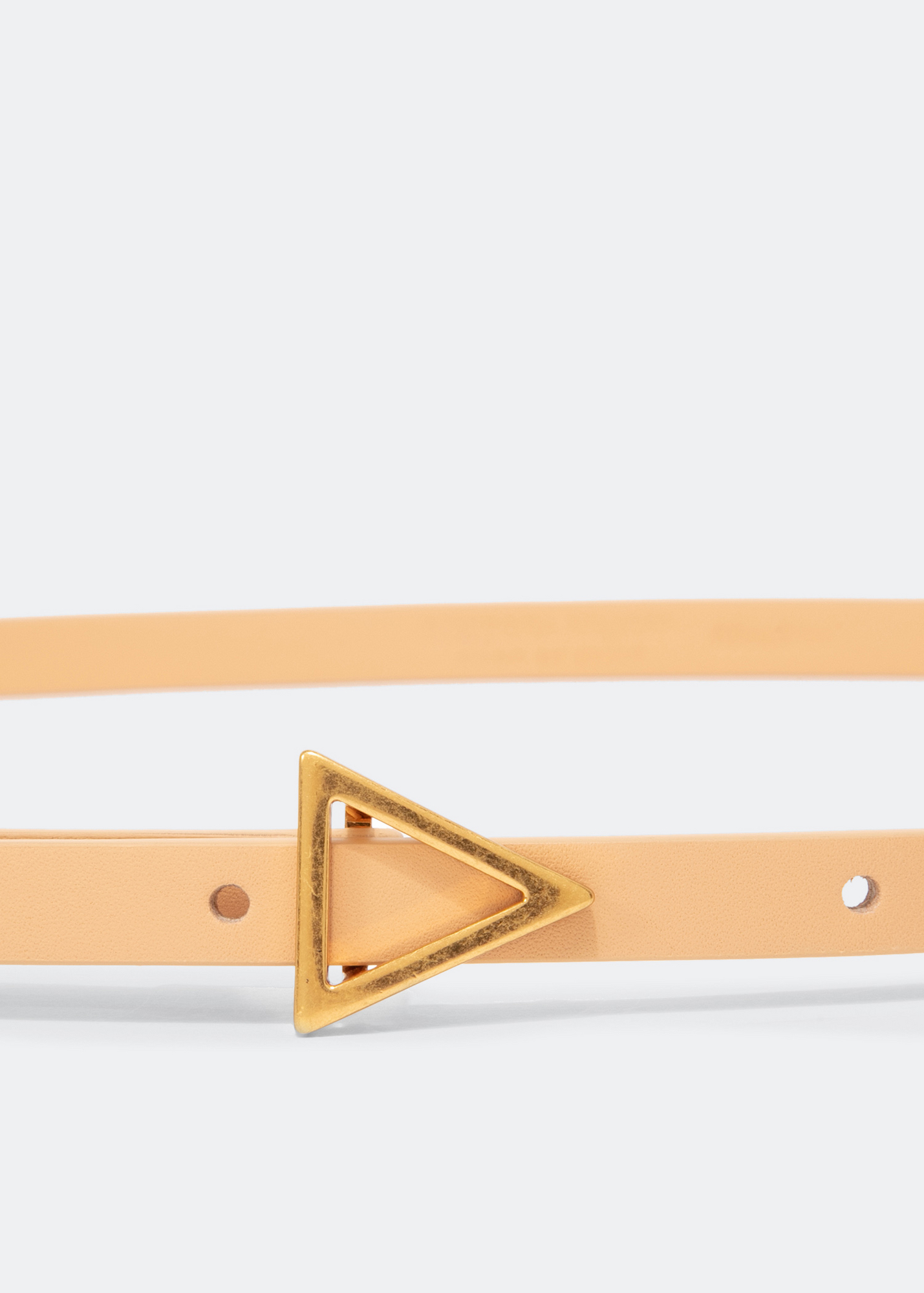 

Leather belt, Beige