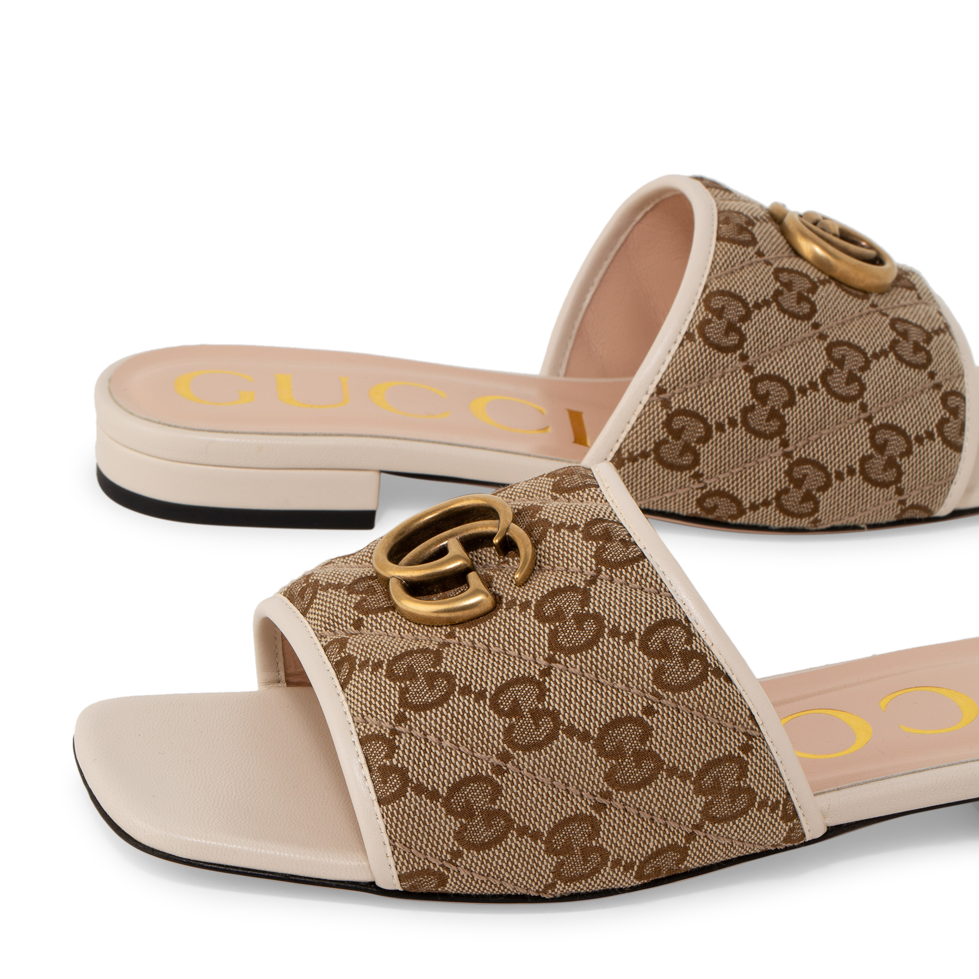 

Double G sandals, Beige