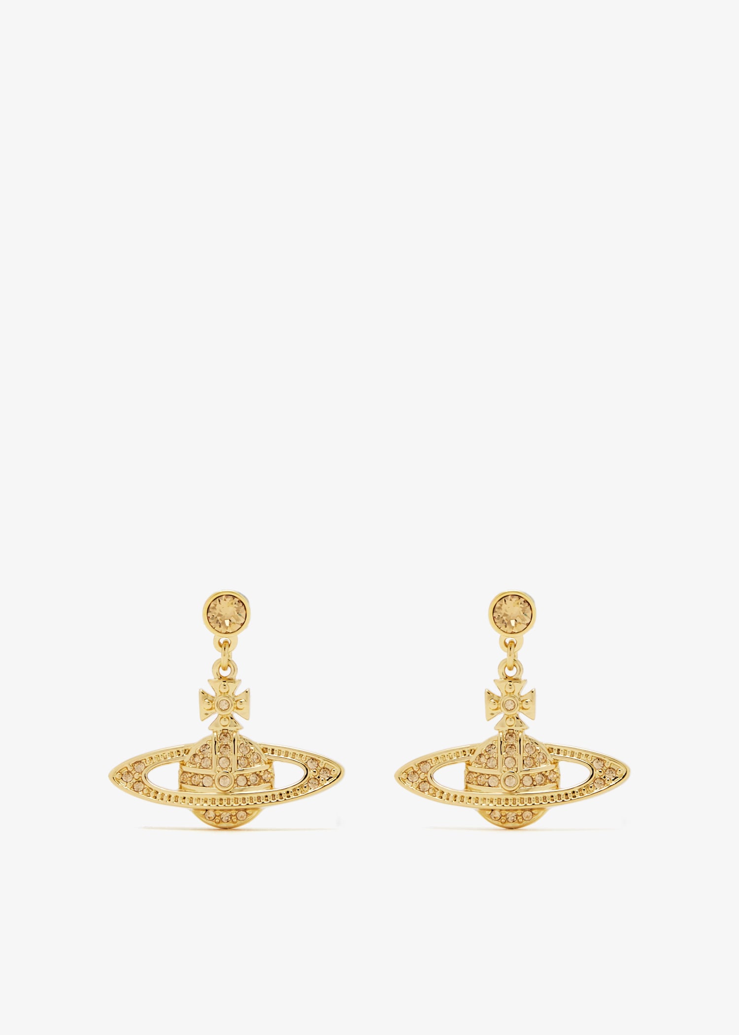 

Mini Bas Relief drop earrings, Gold