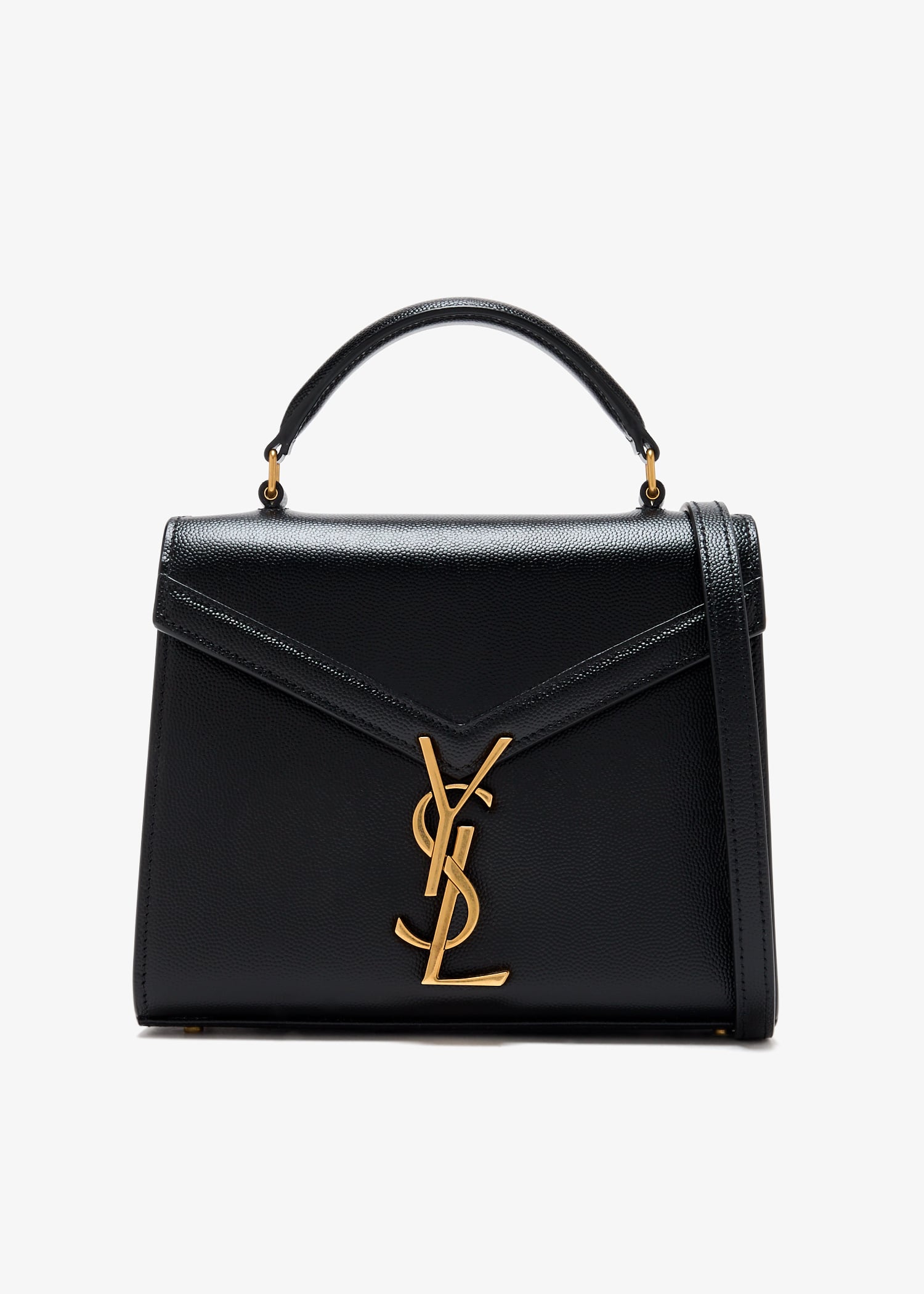 

Cassandra mini top handle bag, Black