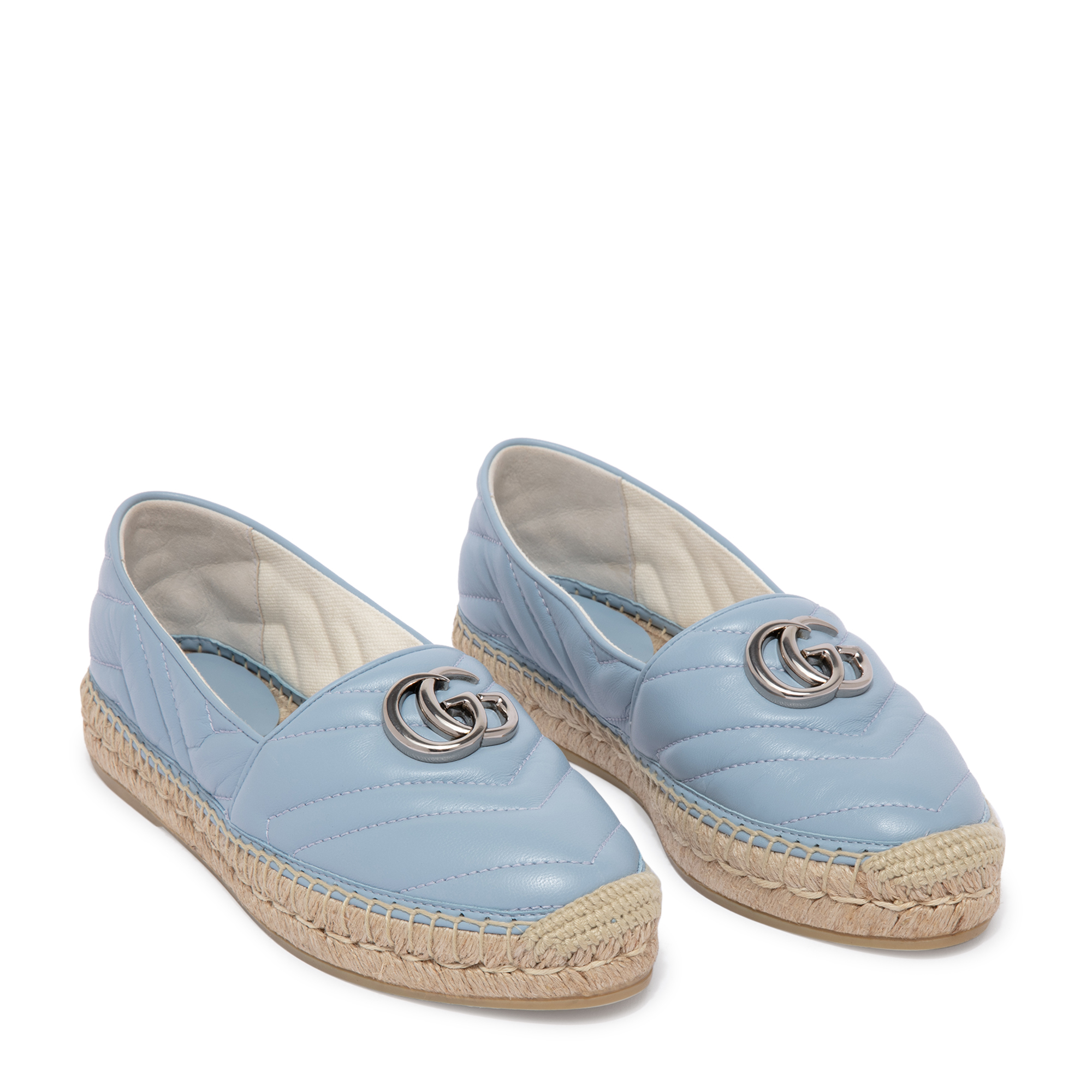 

Marmont leather espadrilles, Blue