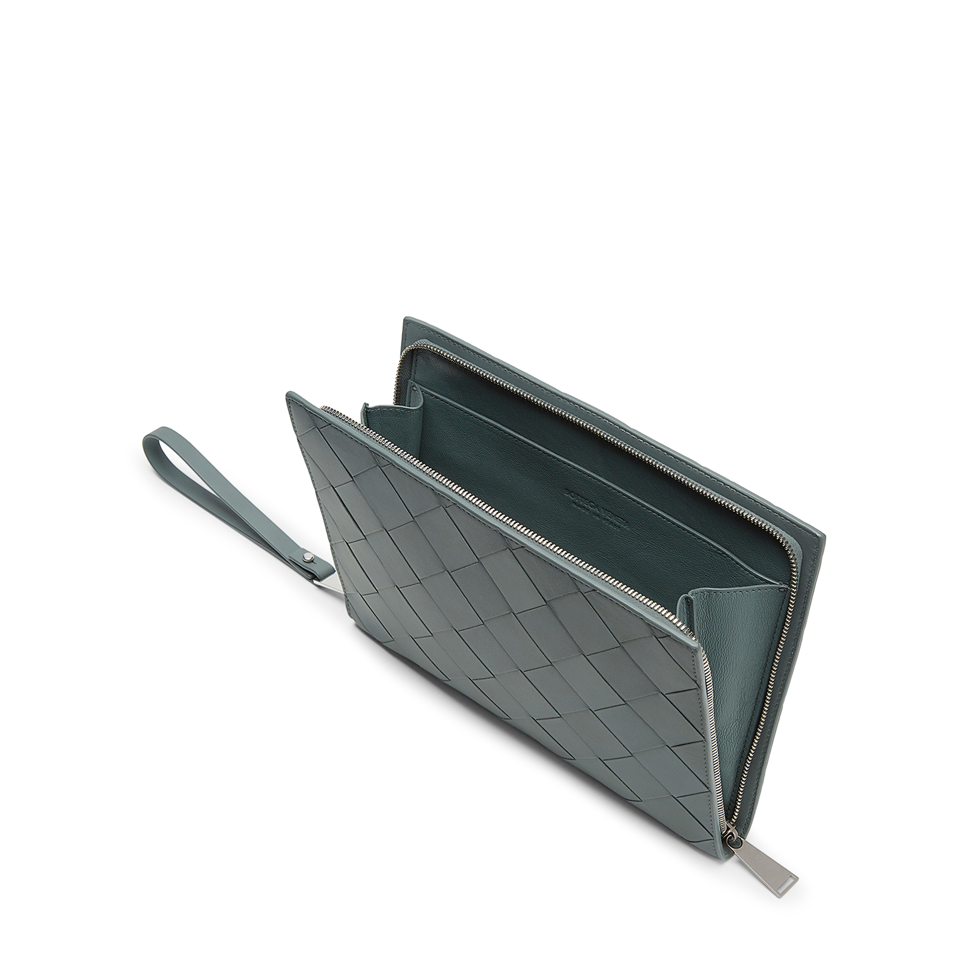 

Intrecciato document case, Grey