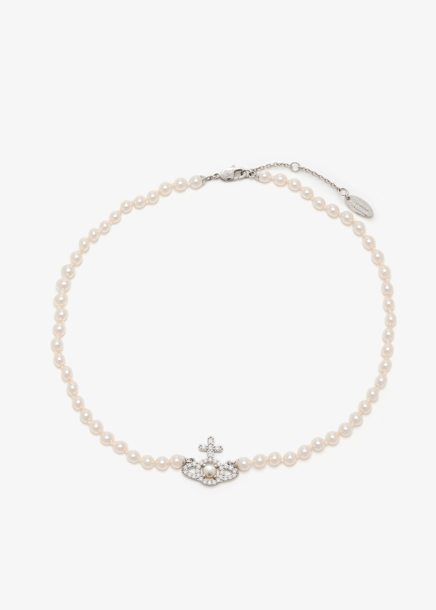 

Olympia pearl necklace, Silver