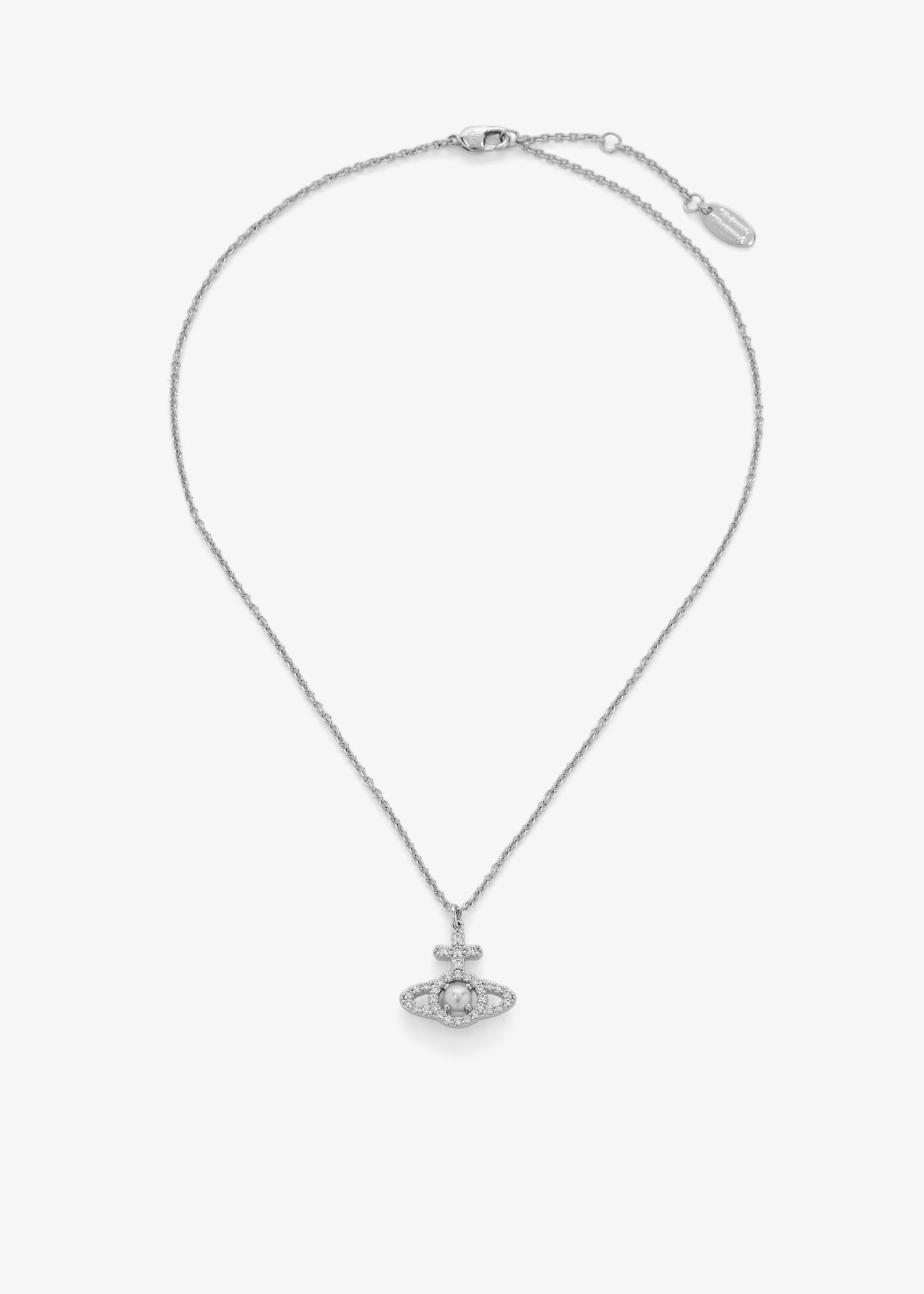 

Olympia pearl pendant necklace, Silver