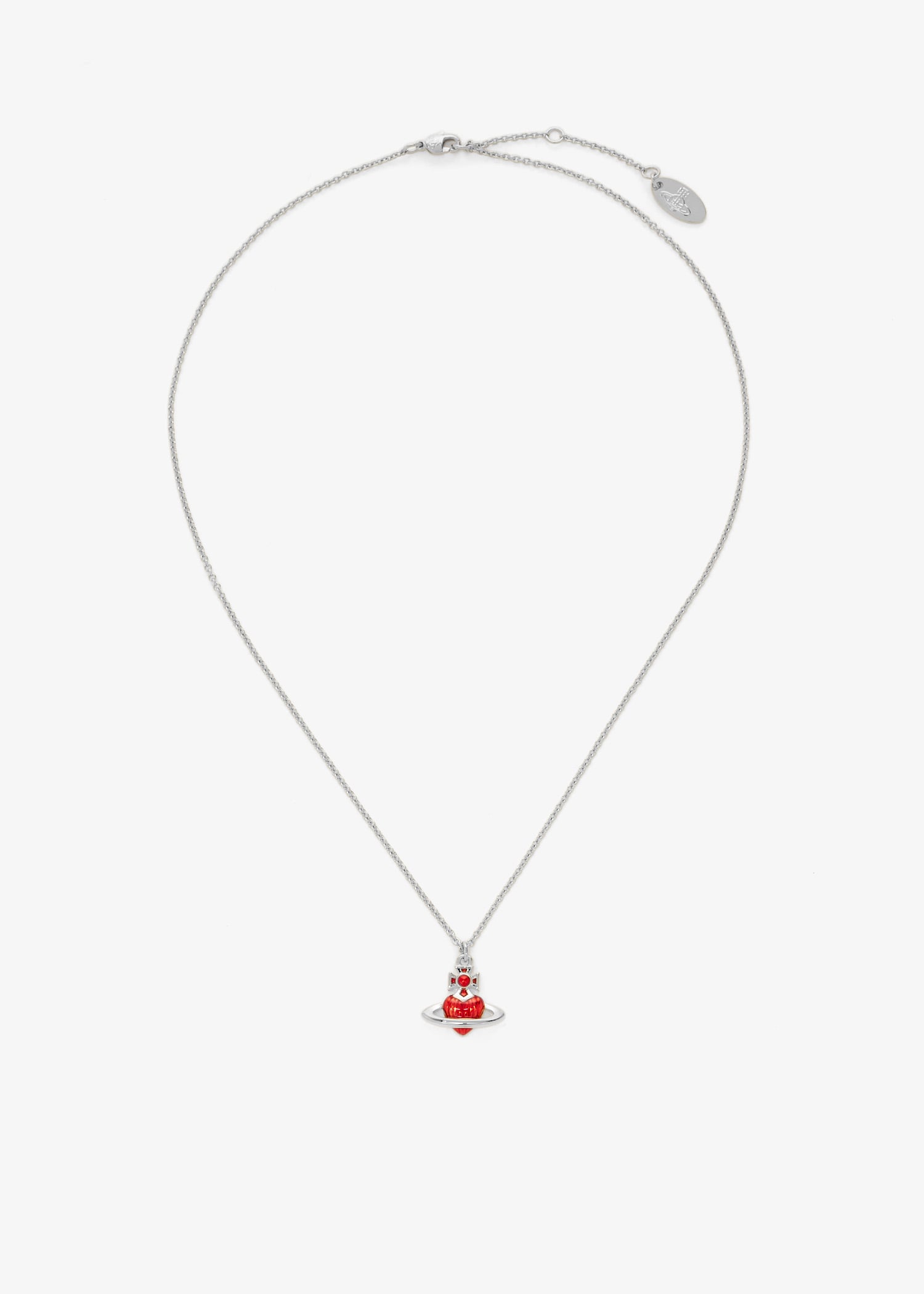 

Fabianna Bas Relief pendant necklace, Silver