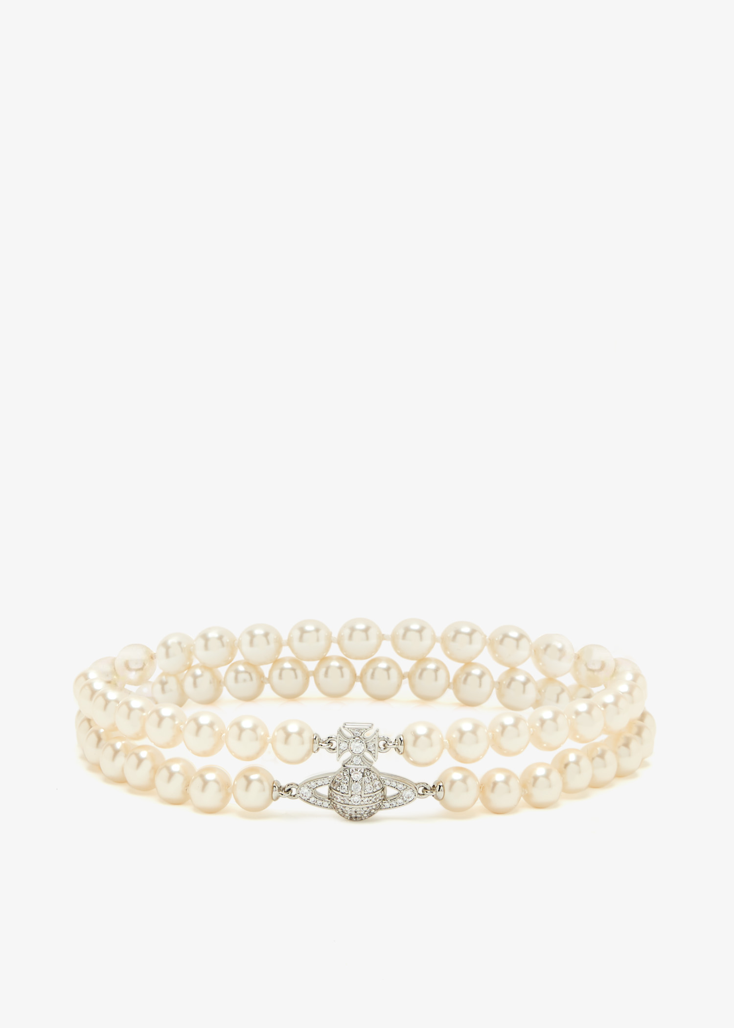 

Graziella Pearl choker, White