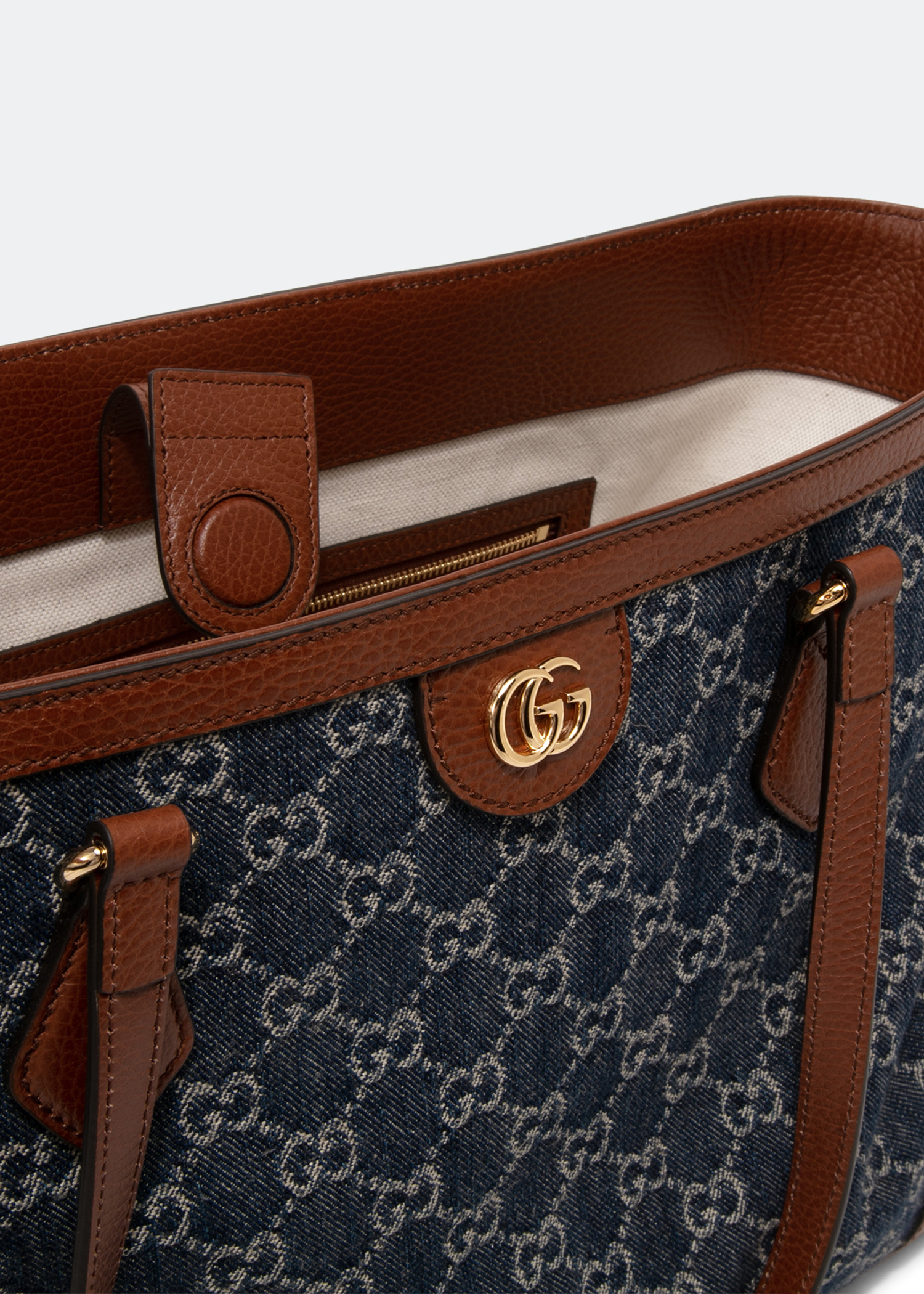 

Ophidia GG tote bag, Blue