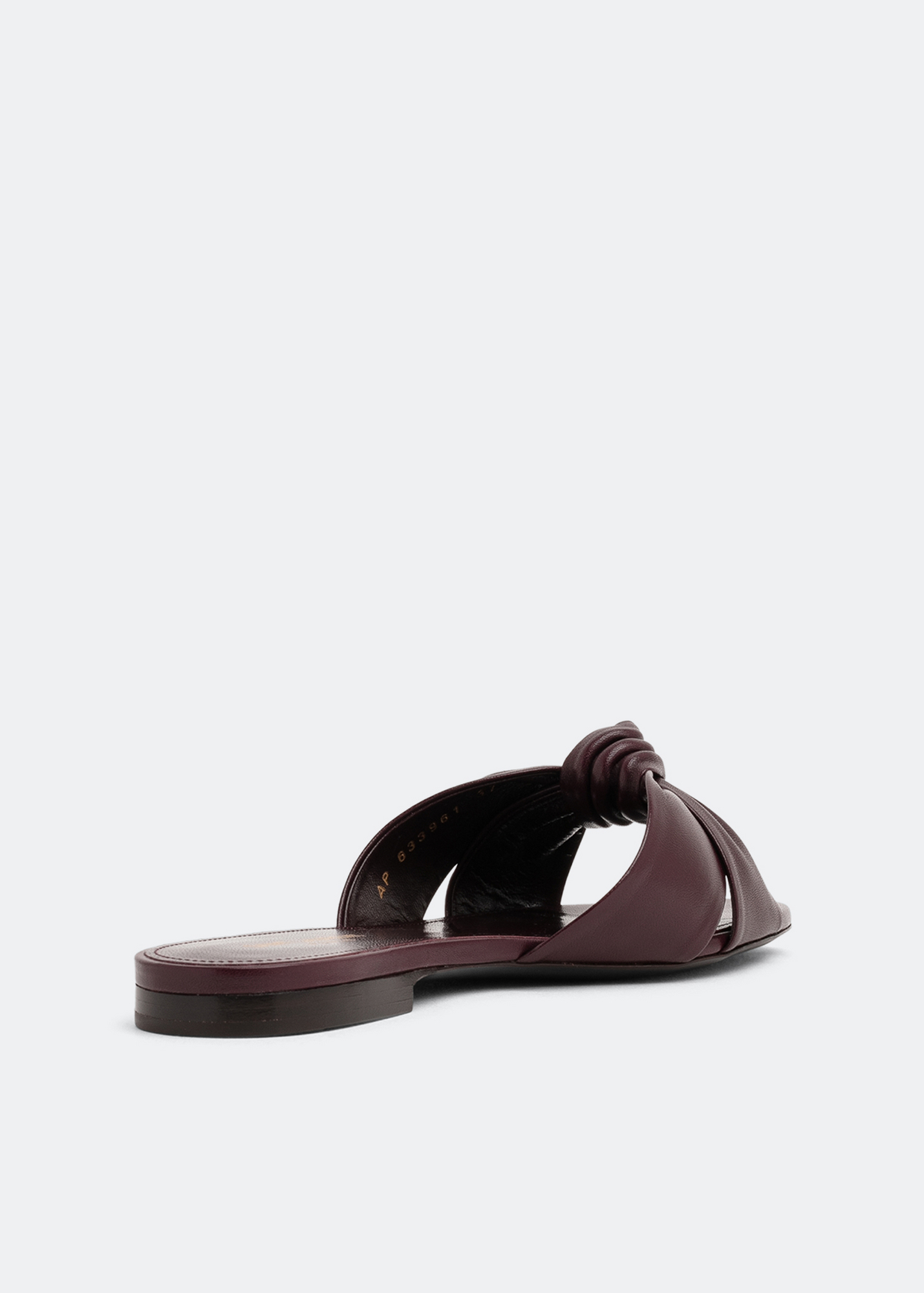 

Bianca flat sandals, Burgundy