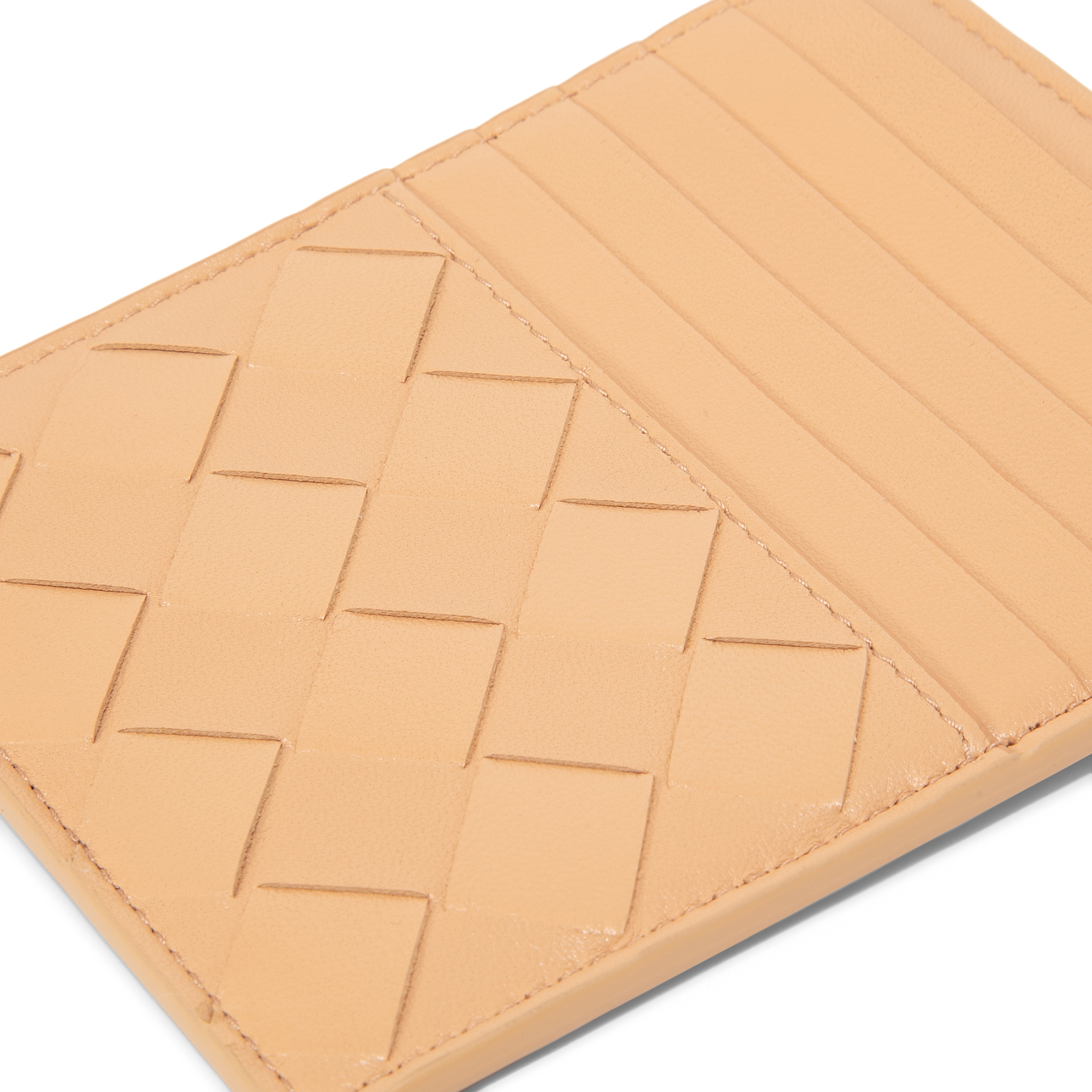

Intrecciato cardholder, Beige