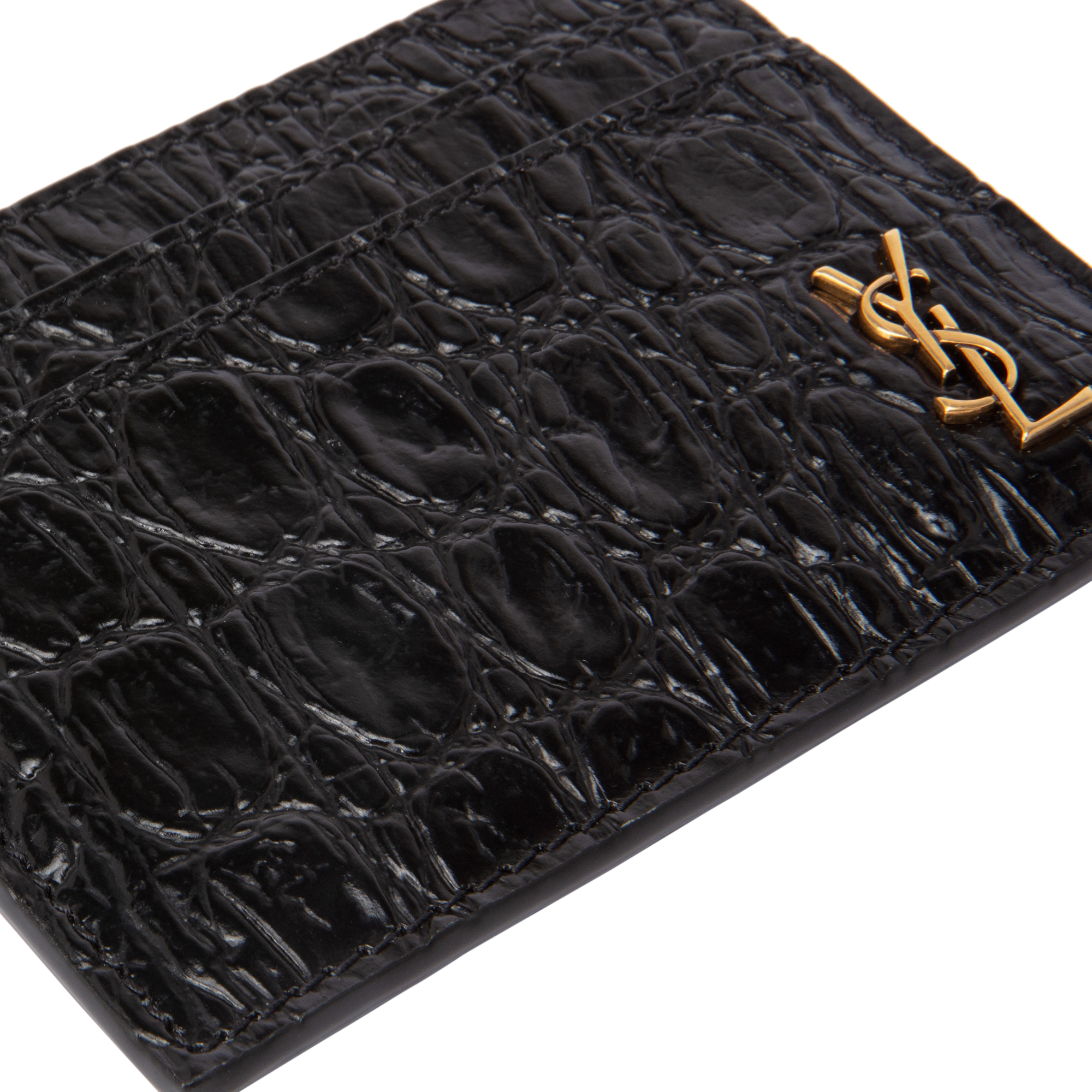 

Monogram card holder, Black