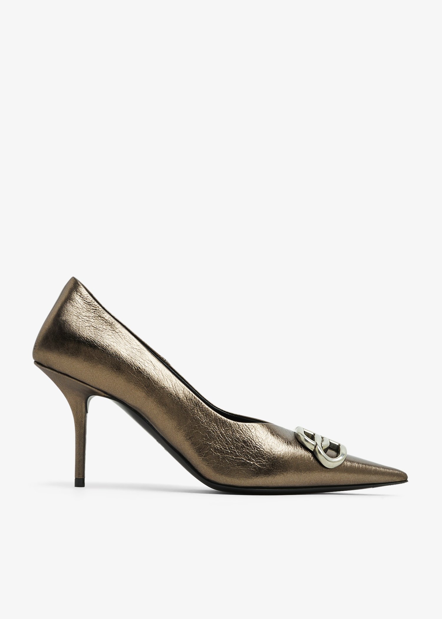 

Square Knife pumps, Metallic