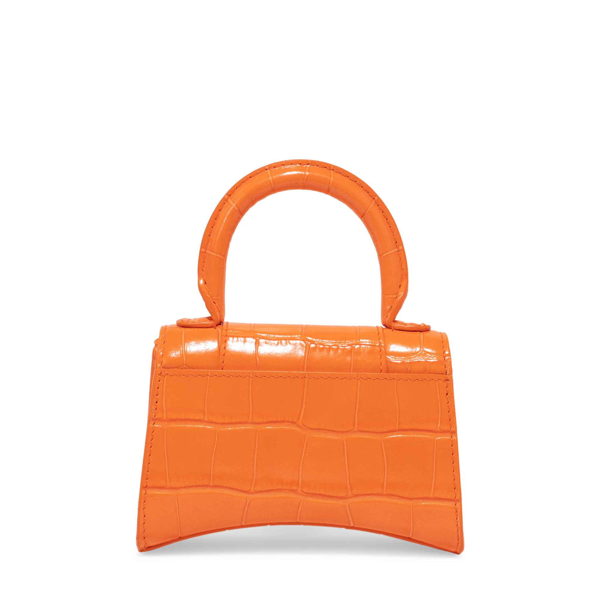 

Hourglass mini top handle bag, Orange
