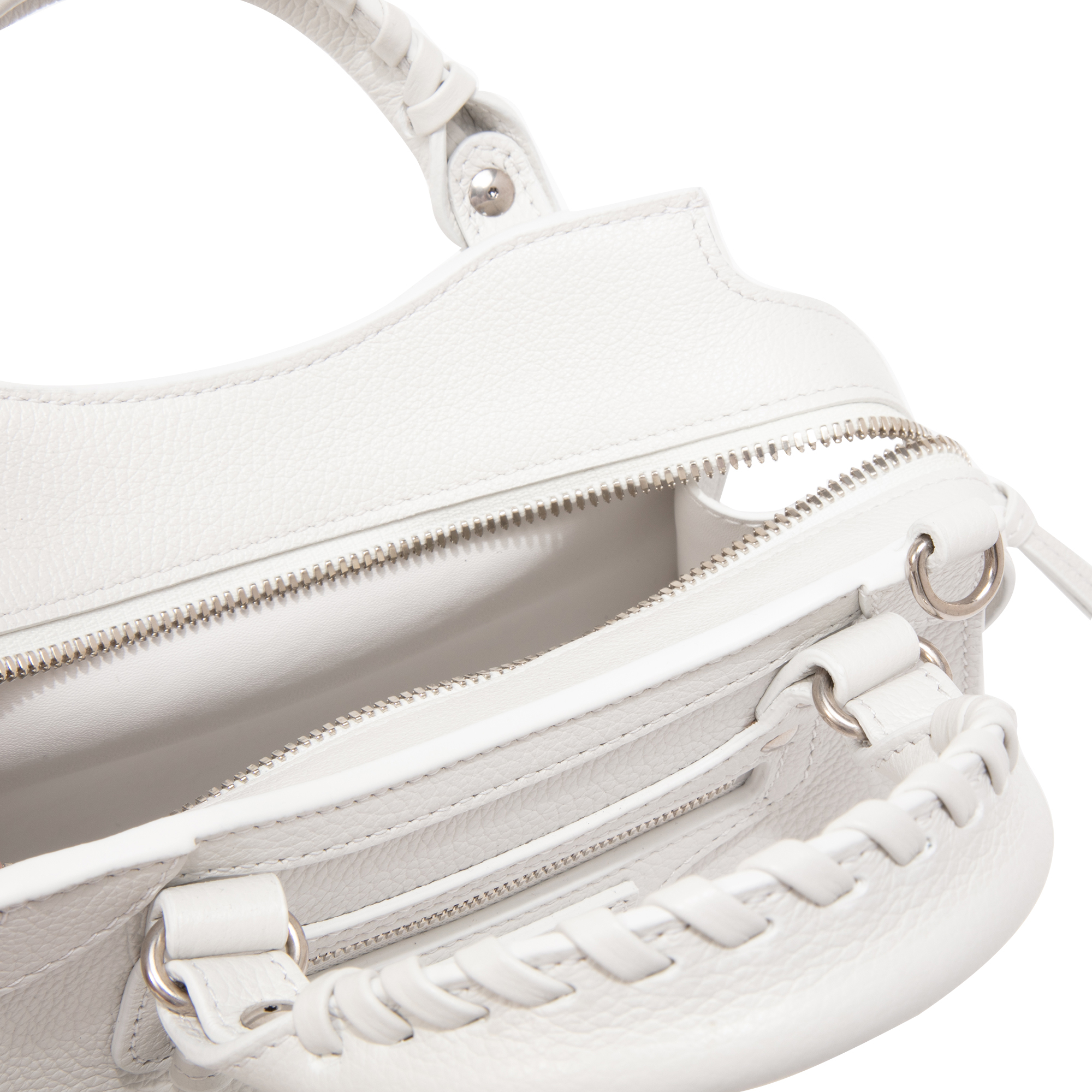 

Neo Classic Mini top handle bag, White