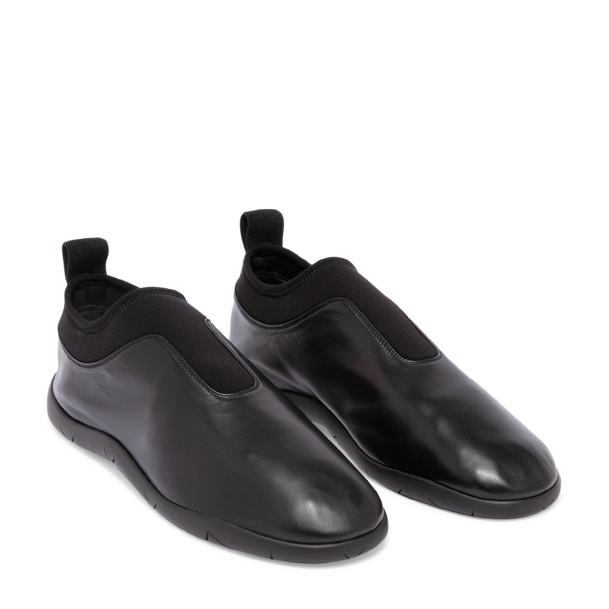 

Leather sneakers, Black