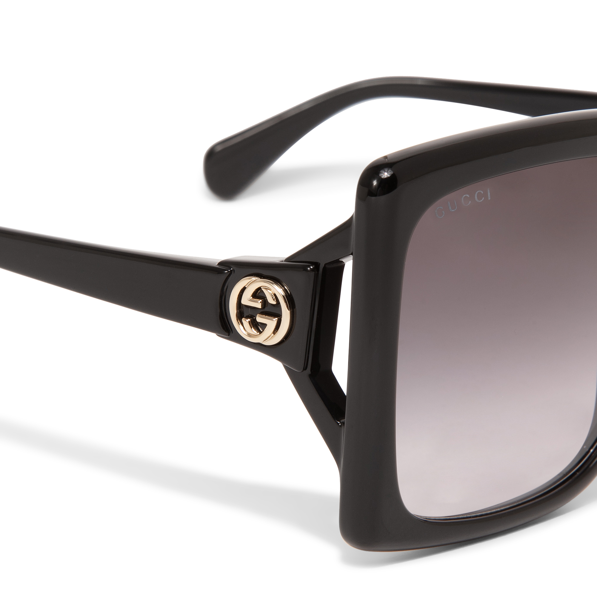 

Square-frame sunglasses, Black