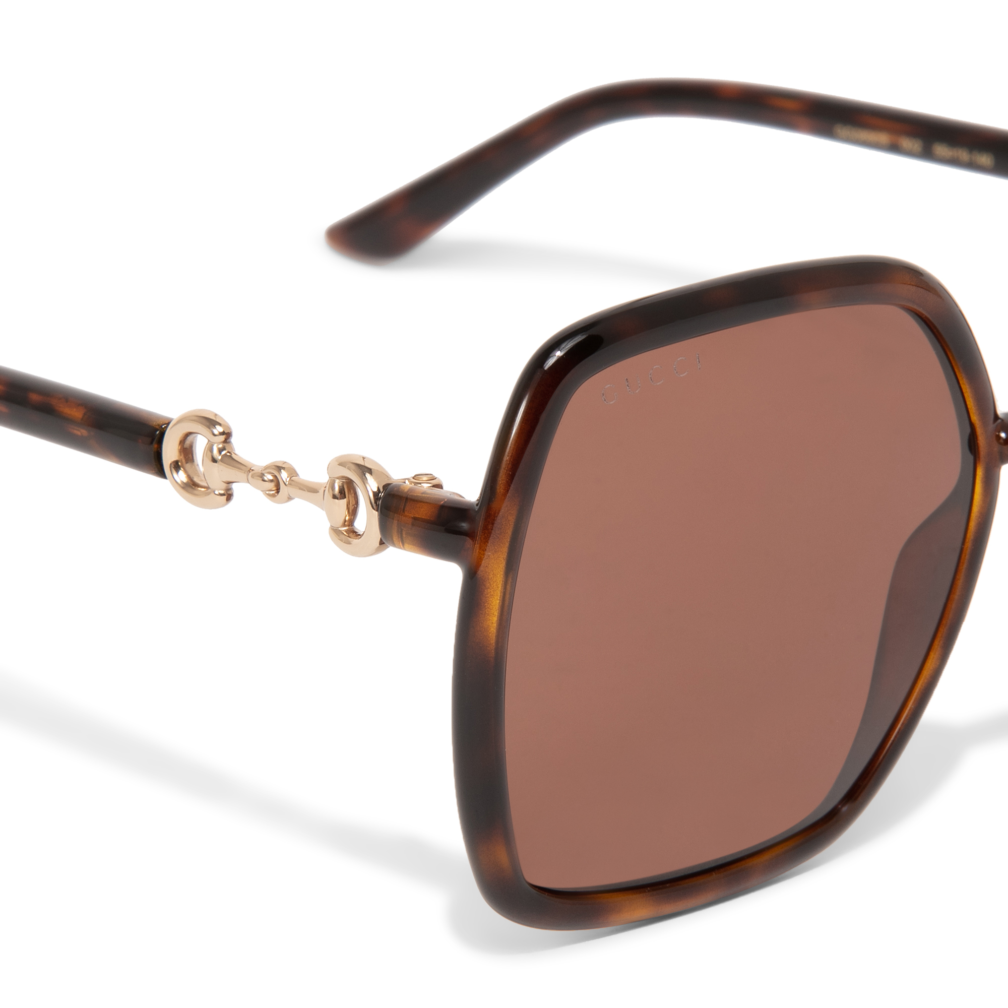 

Square-frame sunglasses, Brown