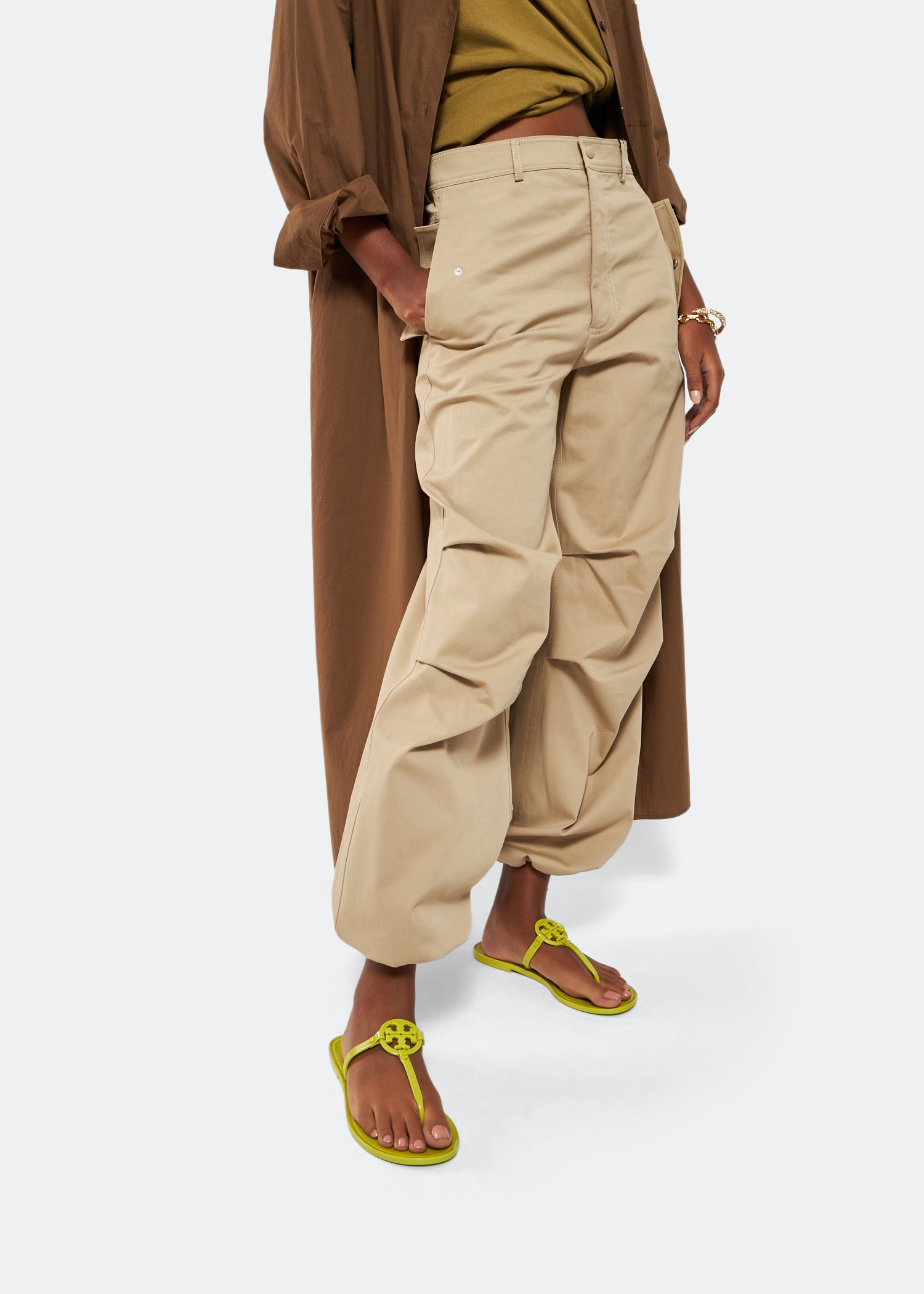 

Mini Miller jelly thong sandals, Green