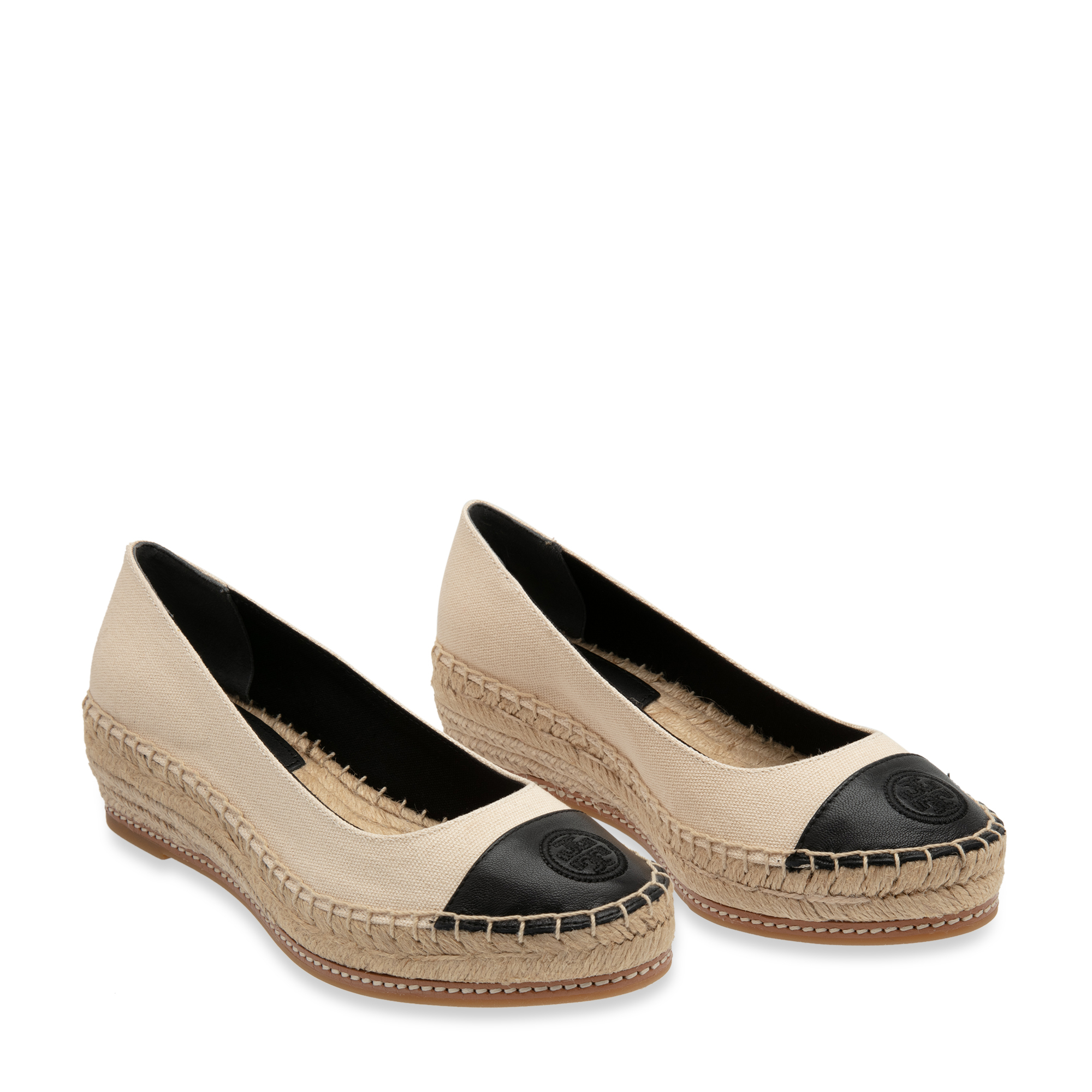 

Colour block espadrilles, Neutral
