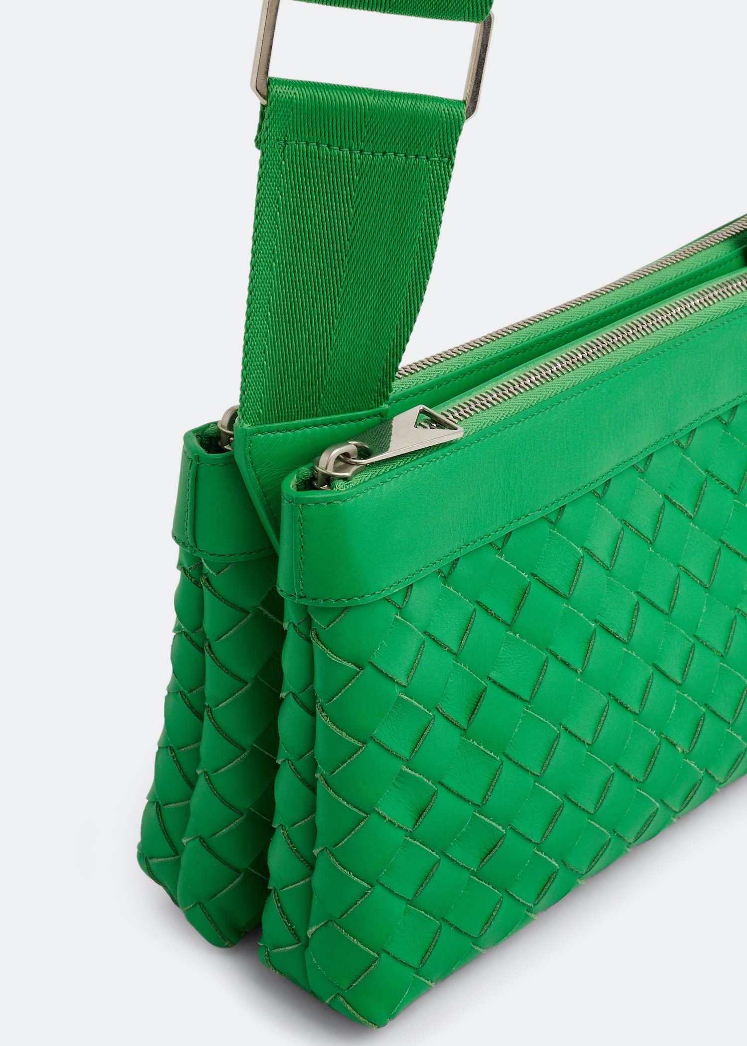 

Classic Intrecciato duo bag, Green