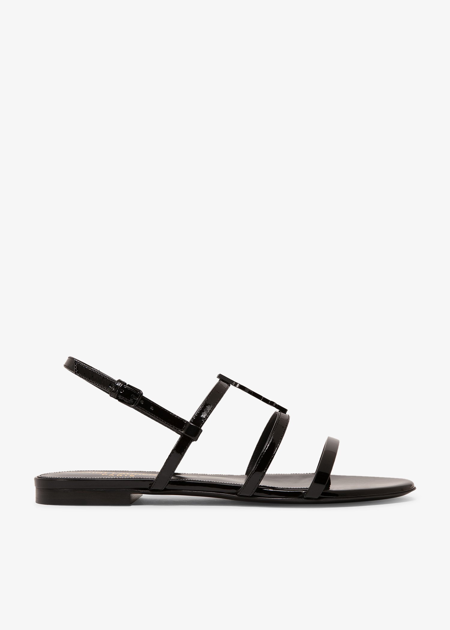 

Cassandra flat sandals, Black