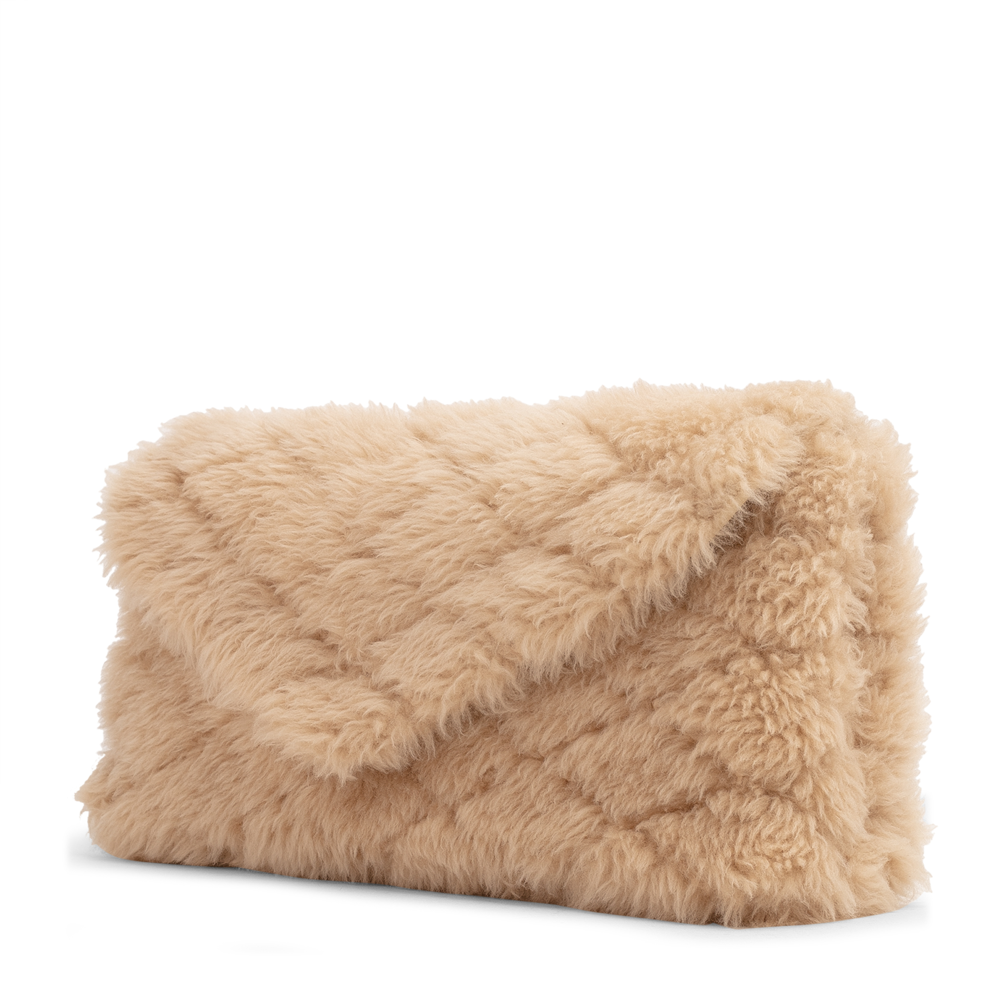 

Sade puffer envelope clutch, Beige