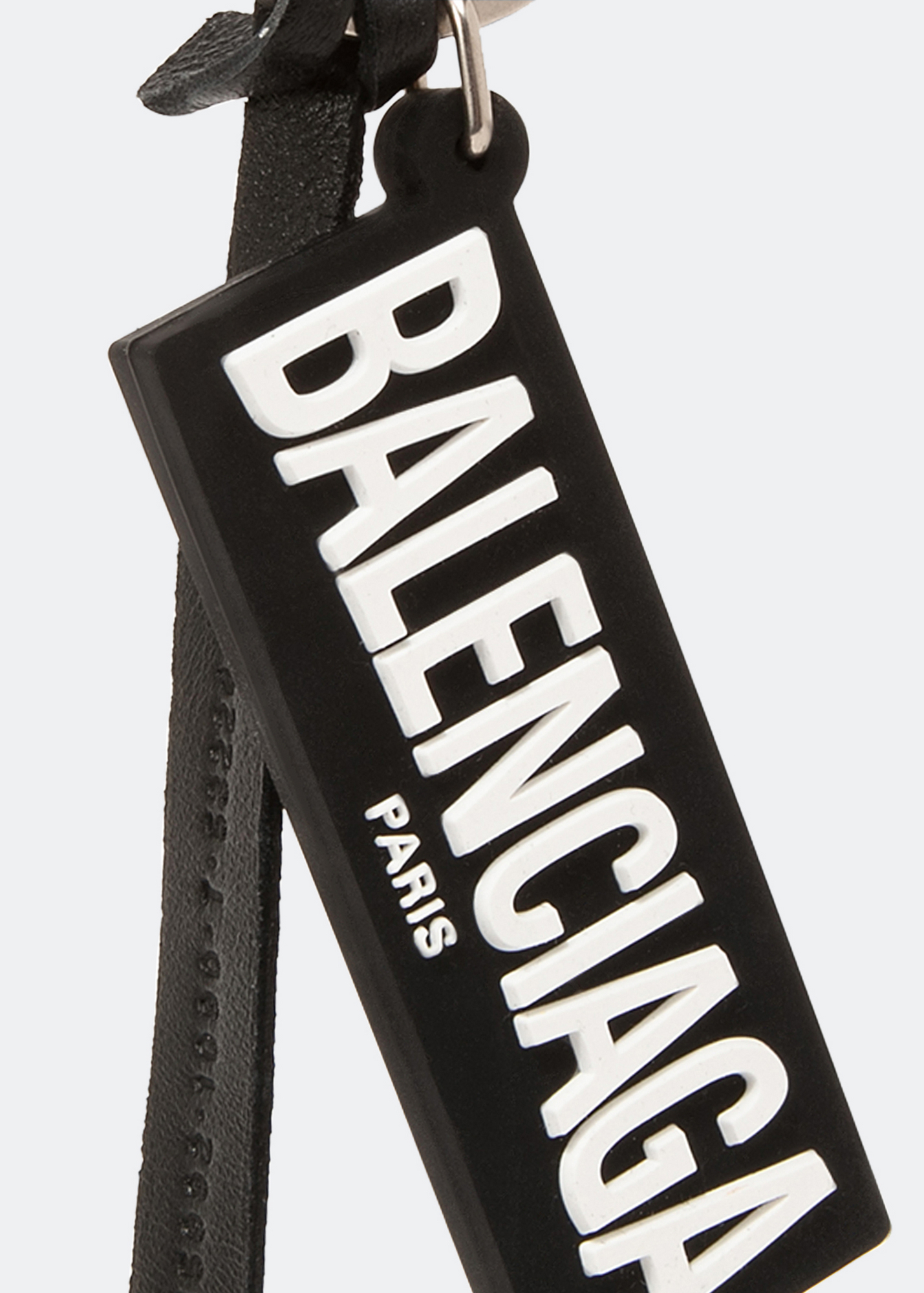

Teenage logo keyring, Black