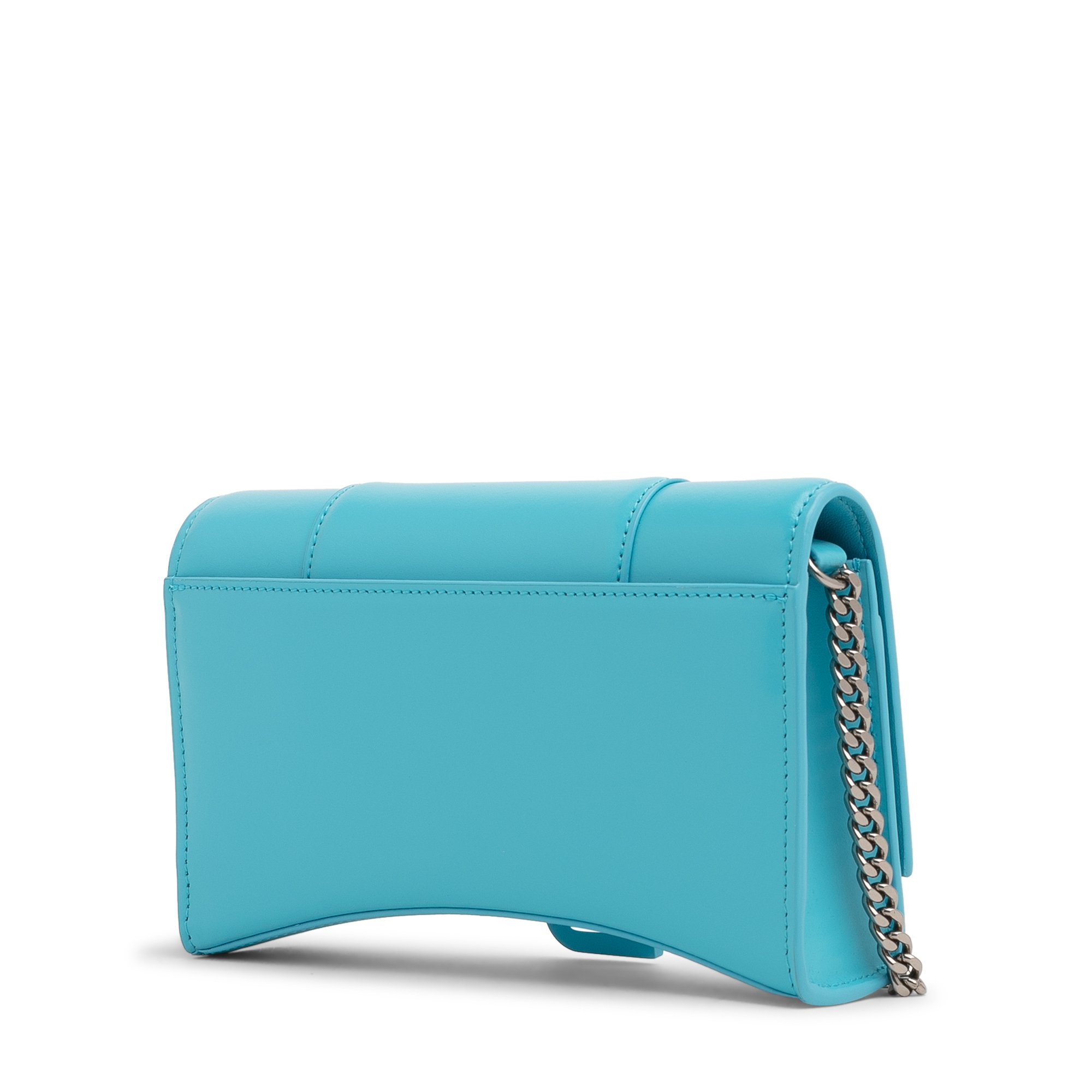 

Hourglass chain wallet, Blue