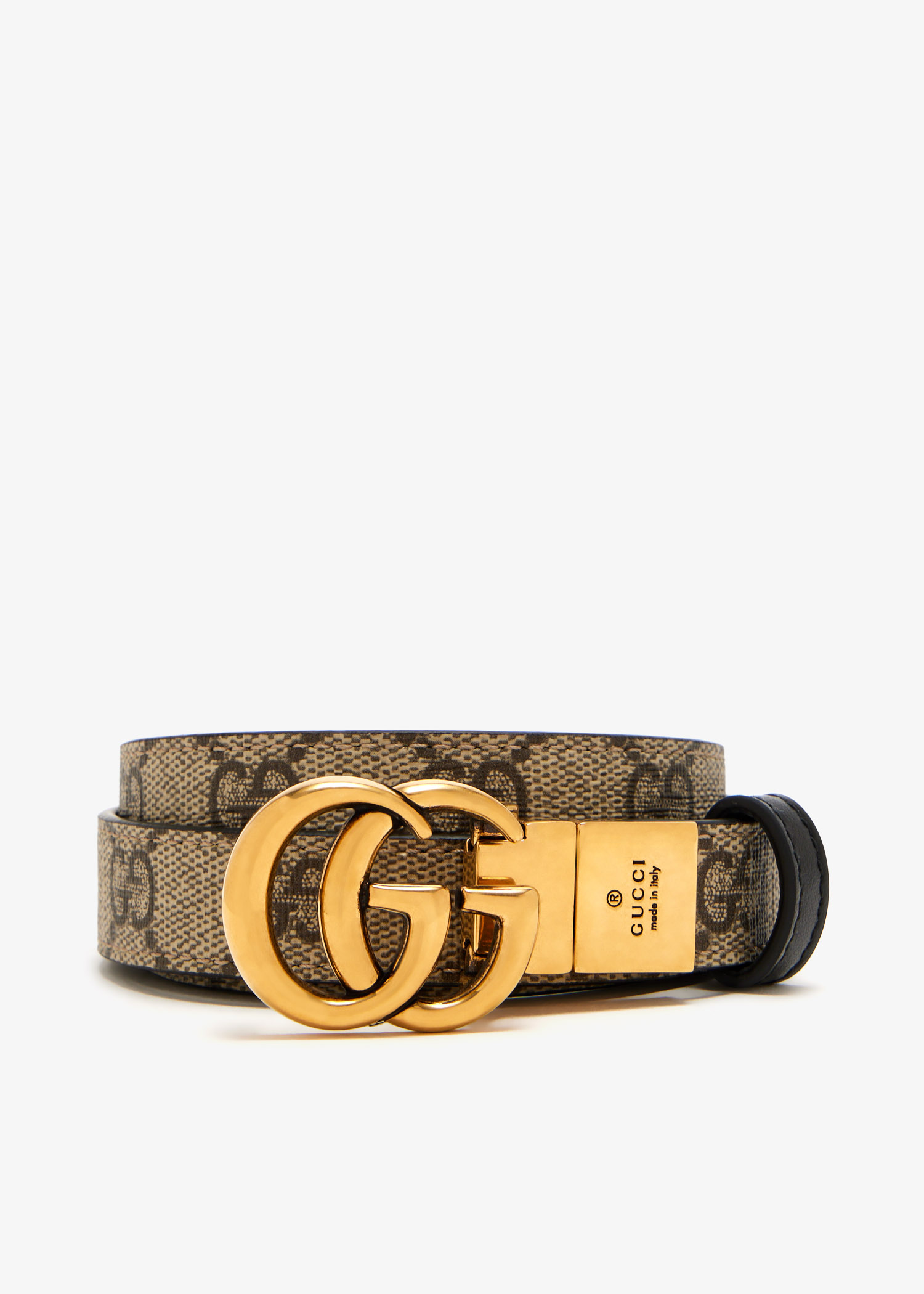 

GG Marmont reversible thin belt, Printed