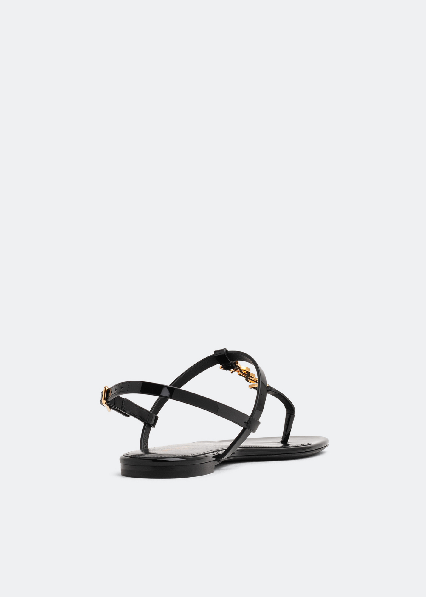 

Cassandra flat sandals, Black