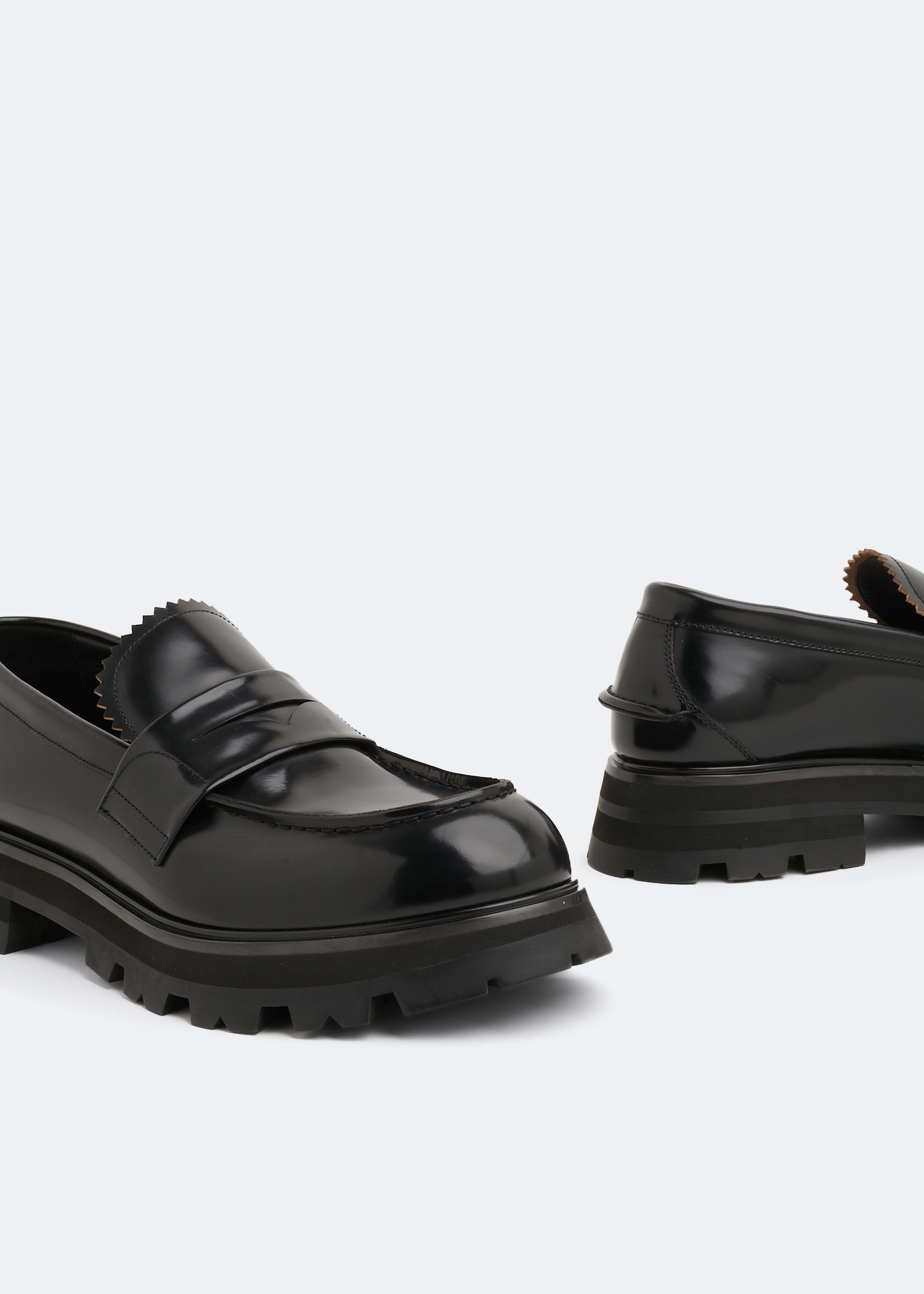 

Wander leather loafers, Black