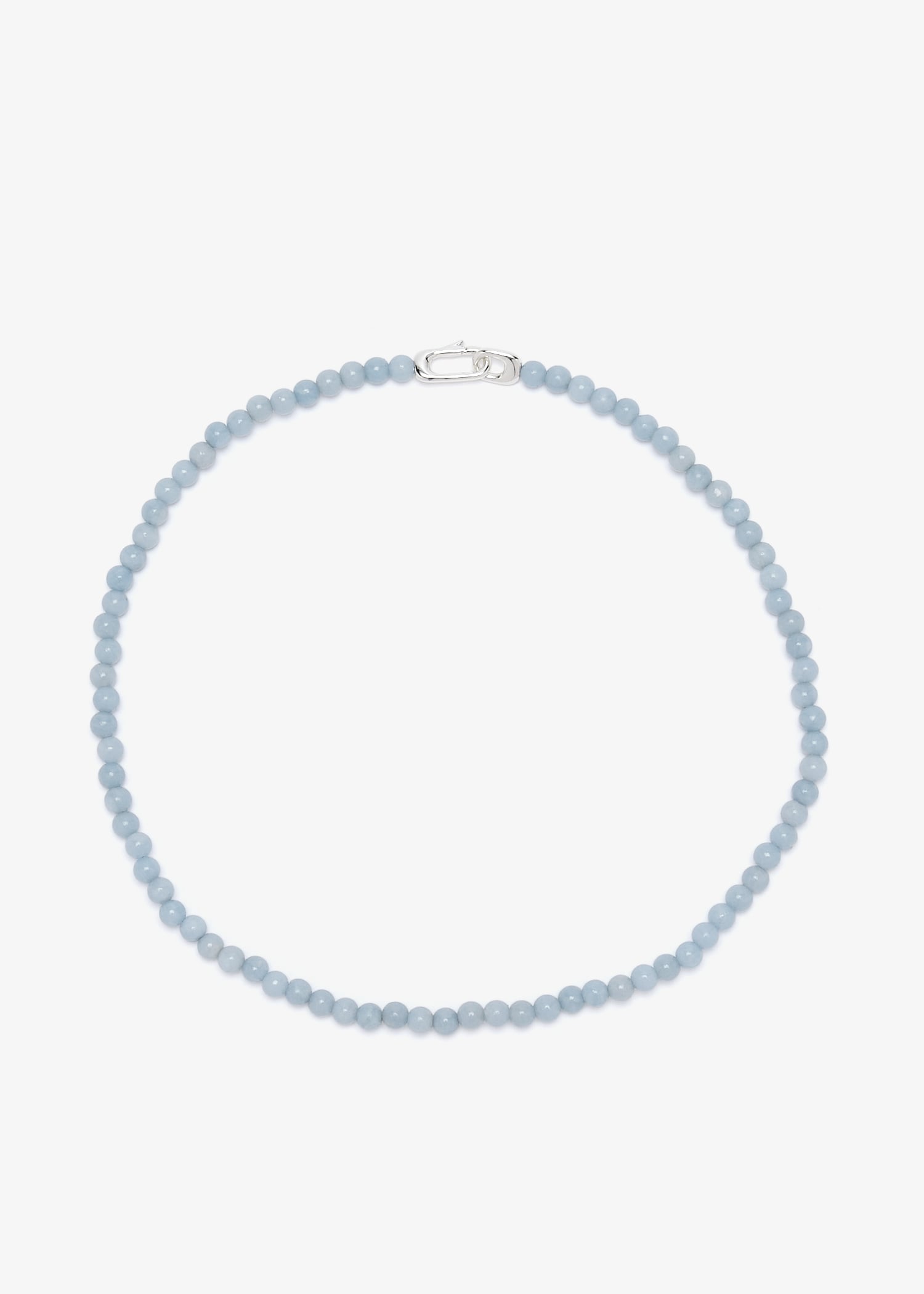 

Beaded collar necklace, Blue
