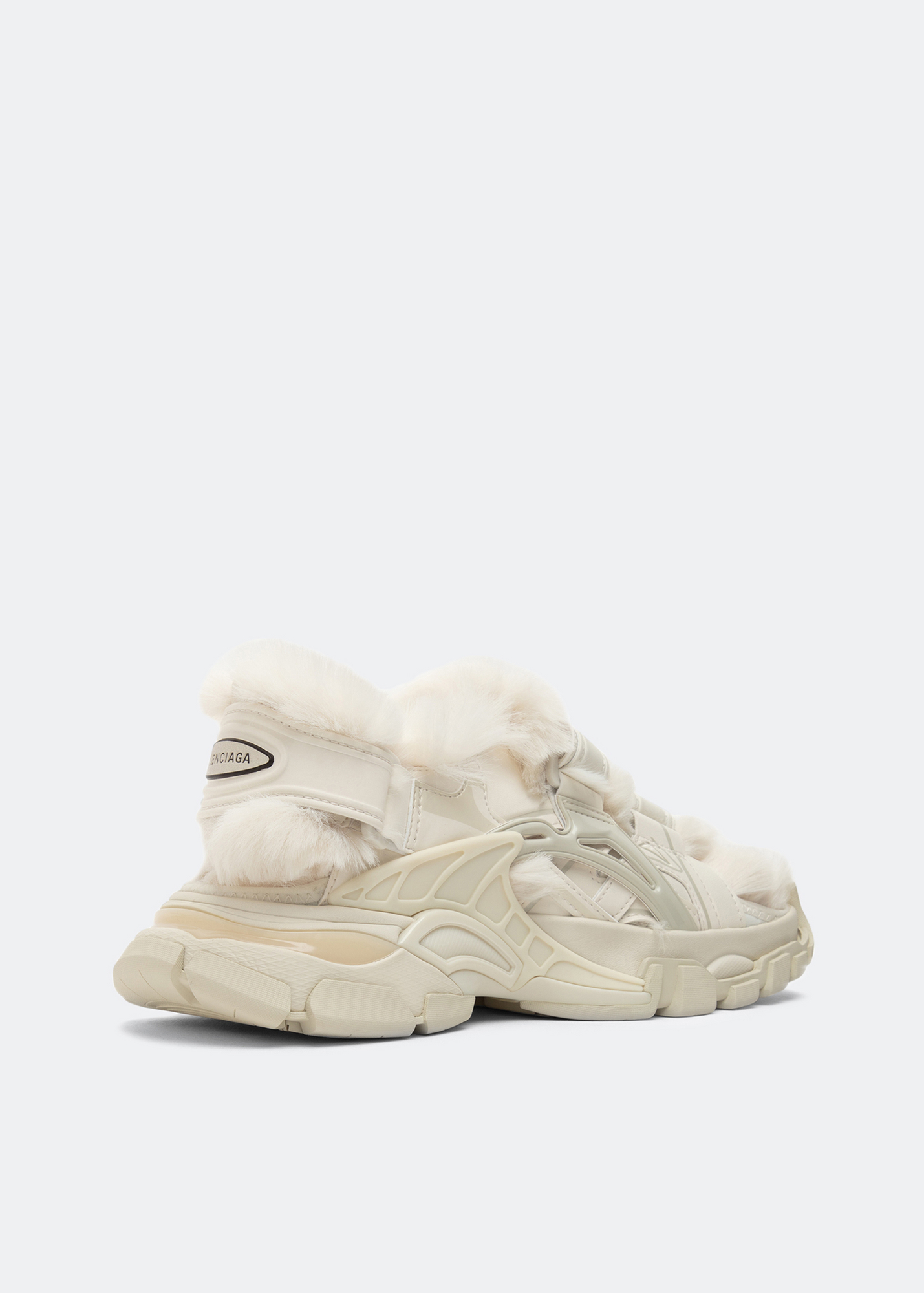 

Fur Track sandals, Neutral