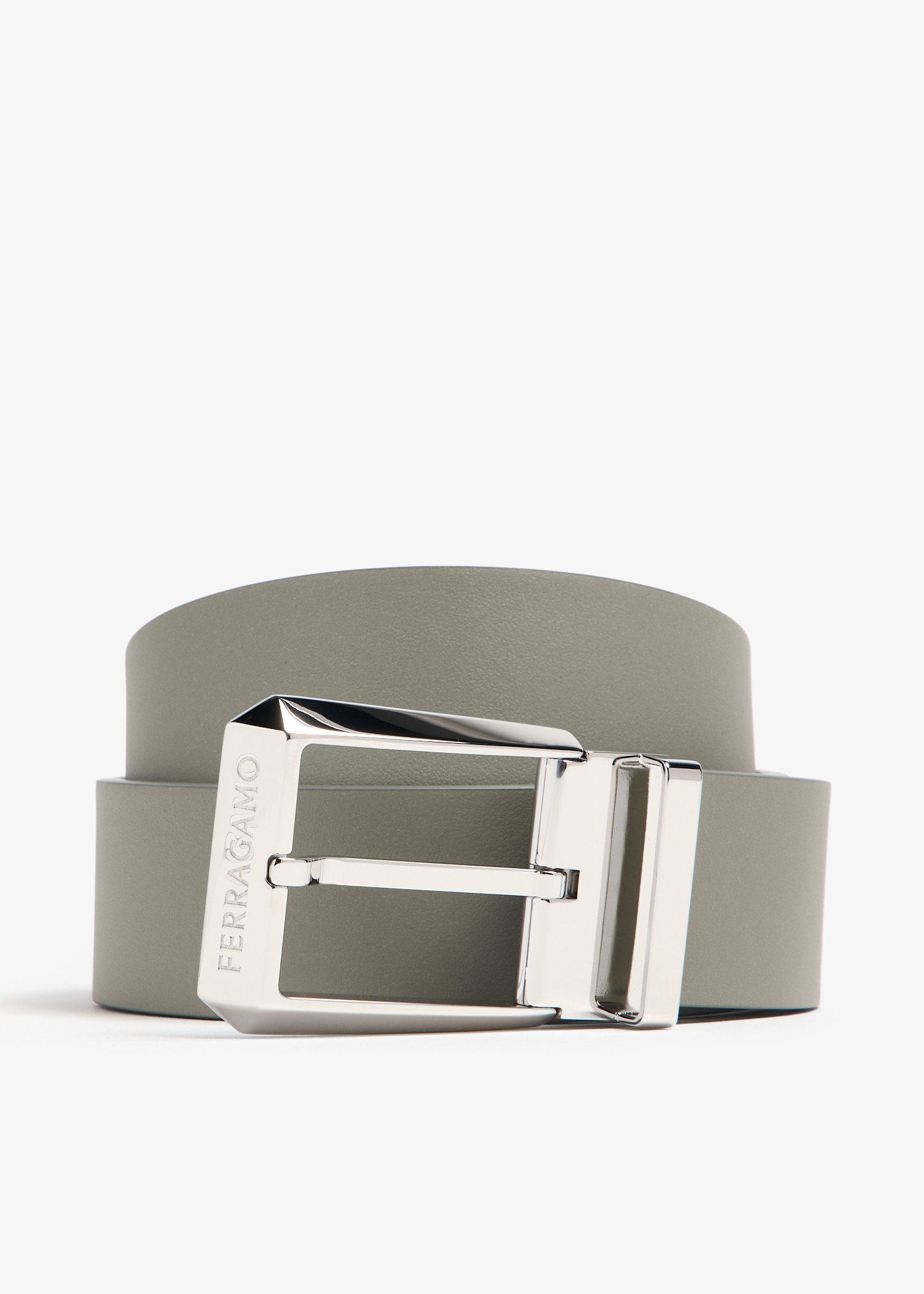 

Reversible belt, Grey