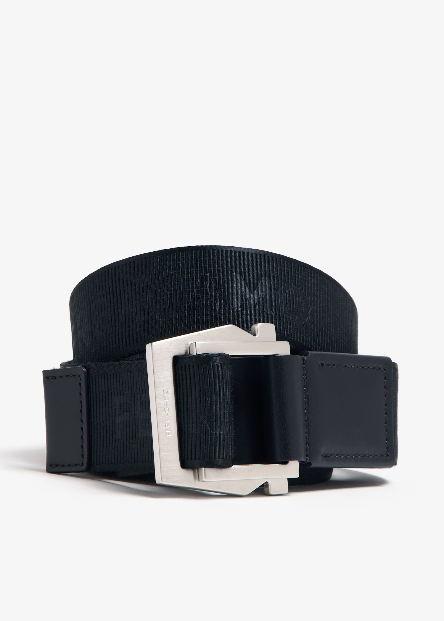 

Gancini buckle belt, Blue