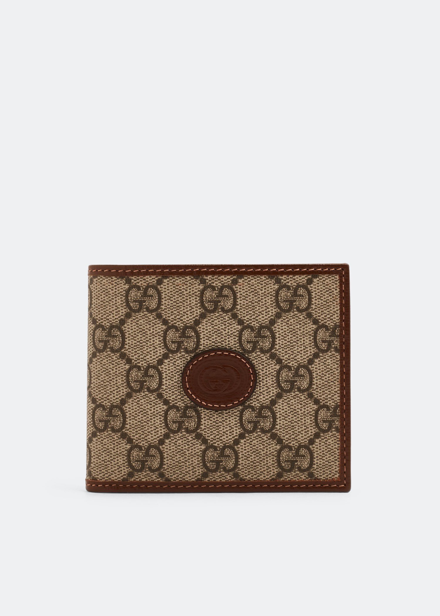 

Interlocking G wallet, Beige