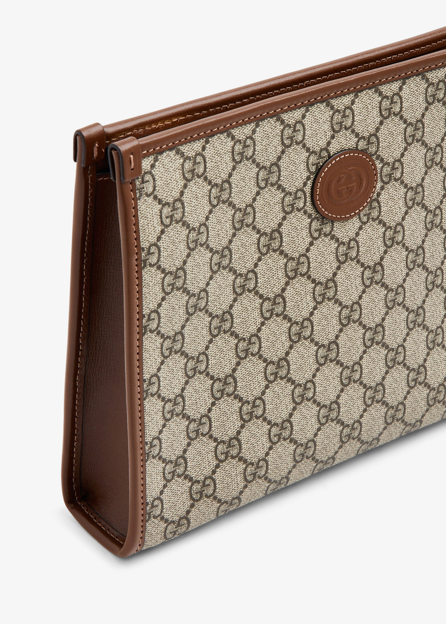 

Interlocking G vanity pouch, Beige