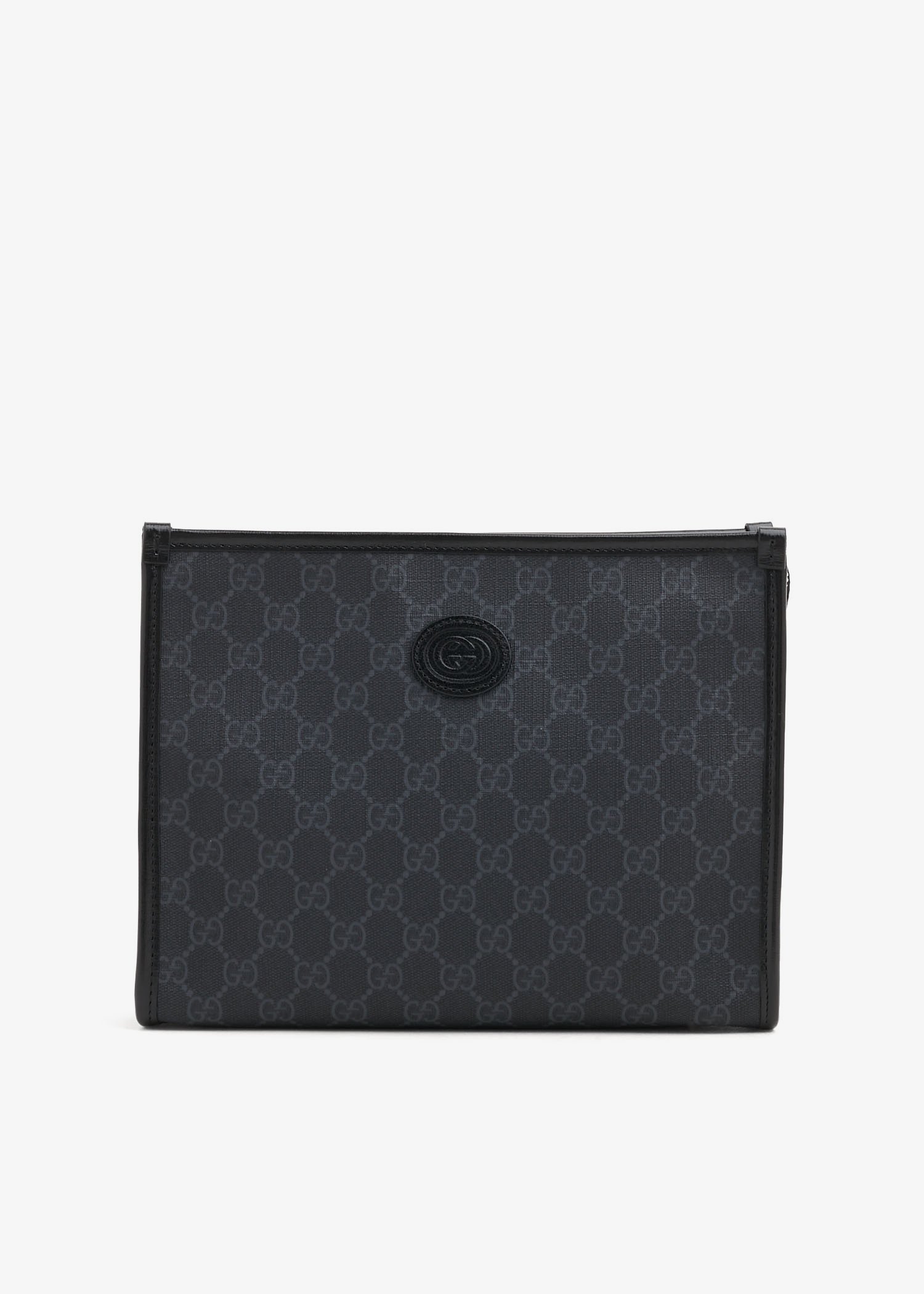 

Interlocking G vanity pouch, Black