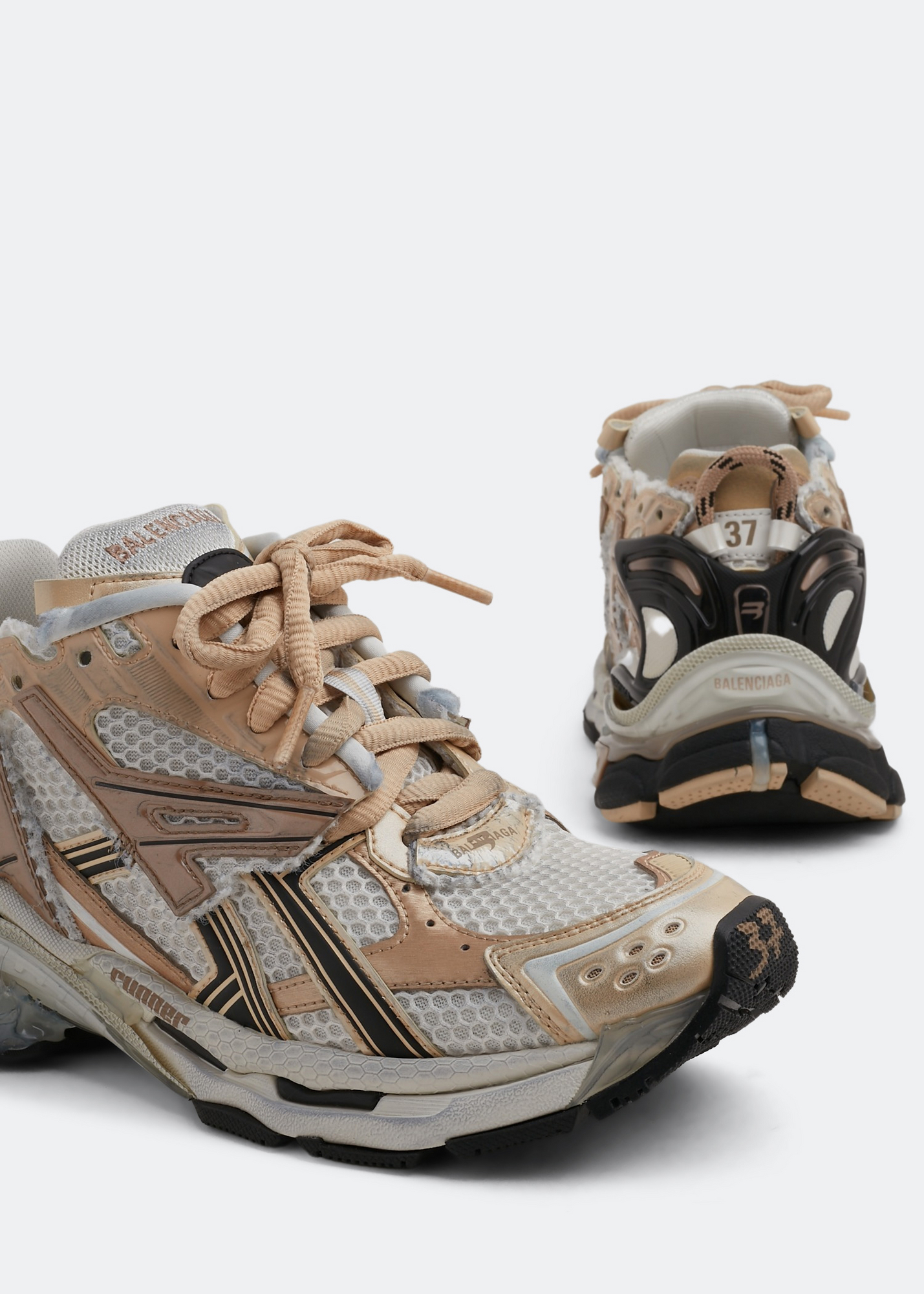 

Runner sneakers, Beige