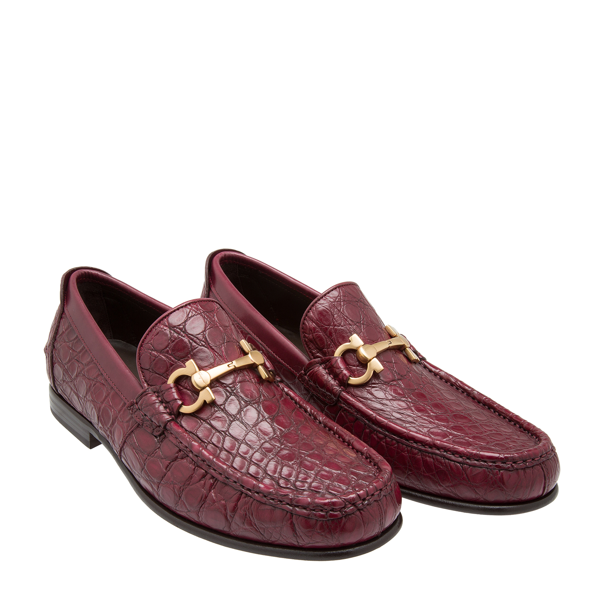 

Gancio croc loafers, Red