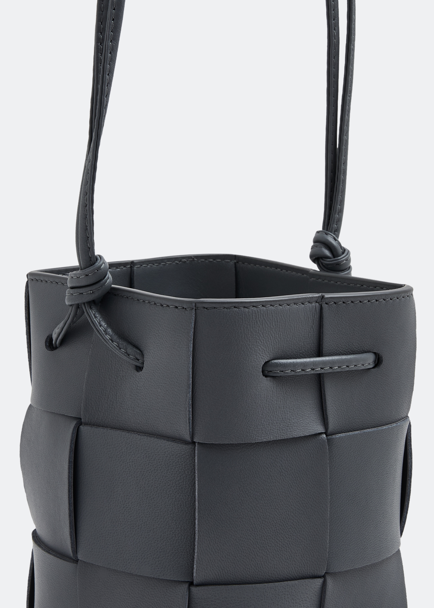 

Cassette mini bucket bag, Grey