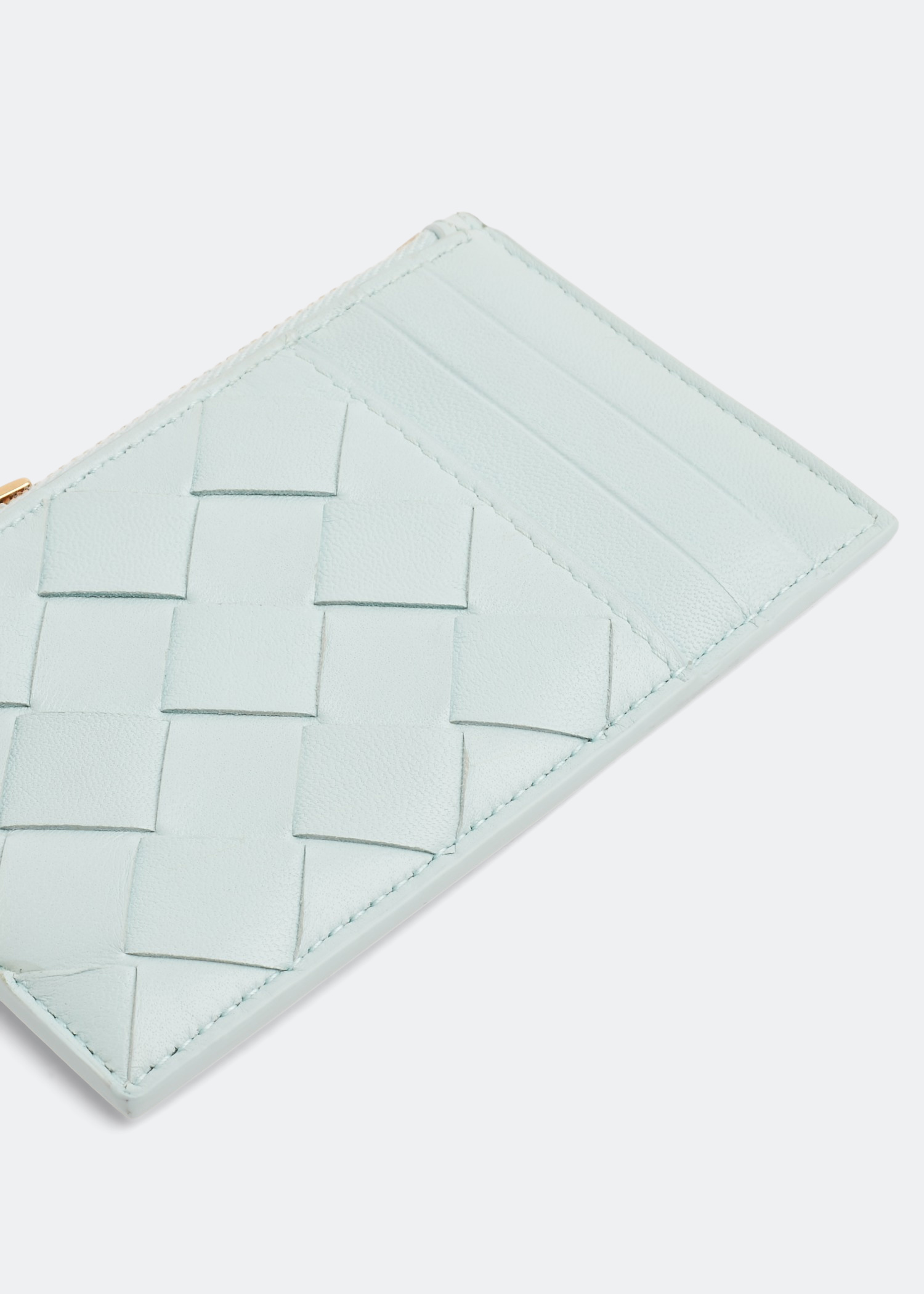 

Zipped card case, Blue