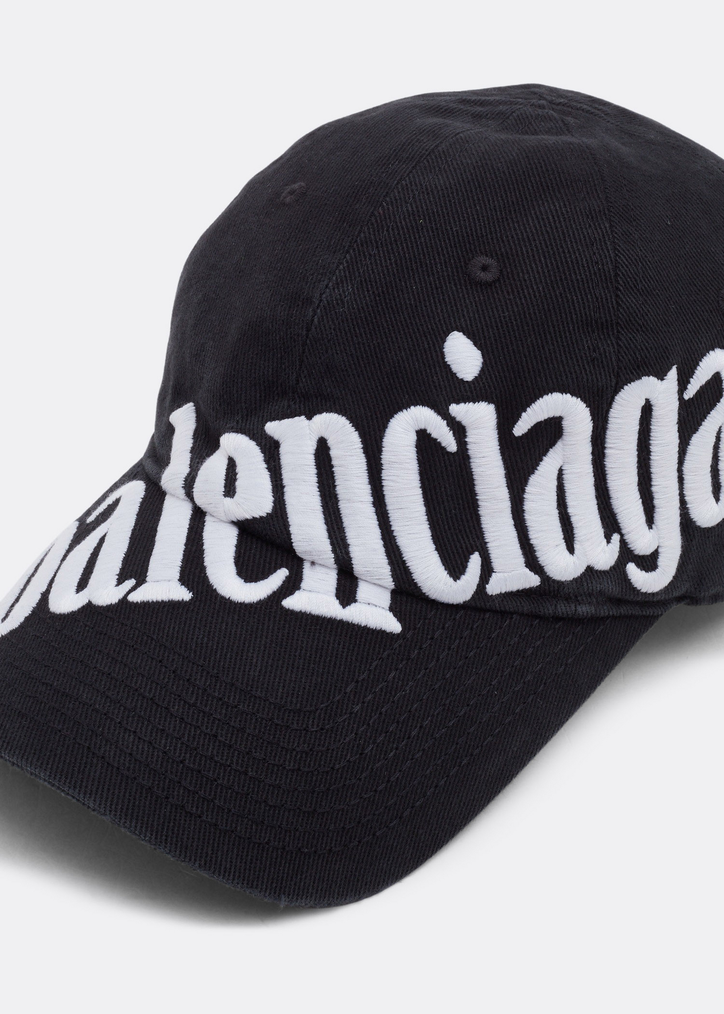 

Diagonal logo cap, Black