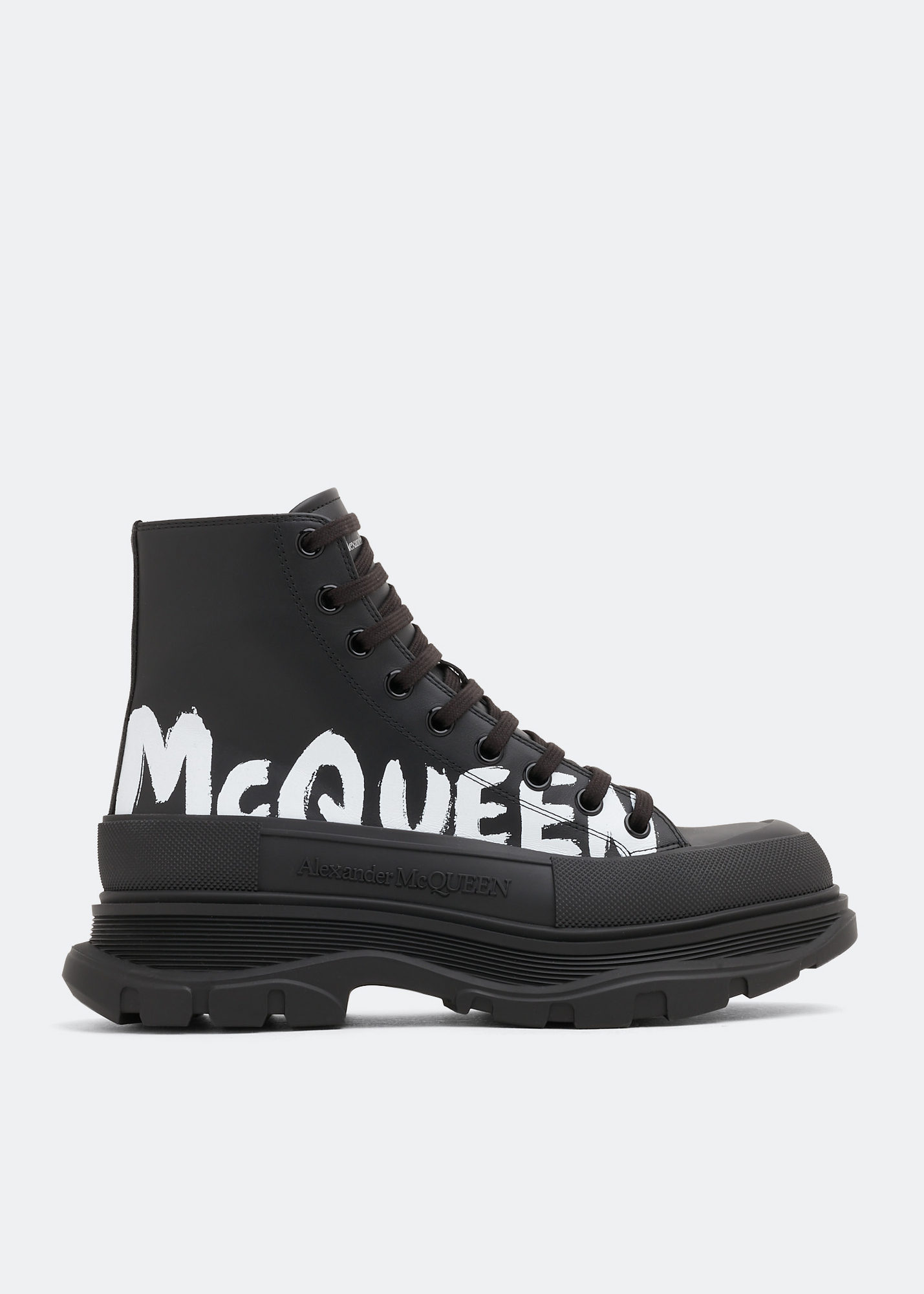 

Tread canvas boots, Black